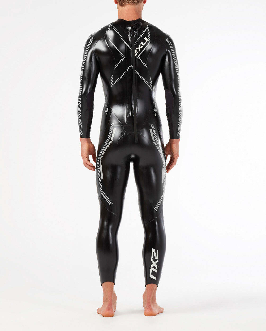 2XU Men Propel Pro Wetsuit MT Black Silver Elite 45 Cell Yamamoto Triathlon Suit
