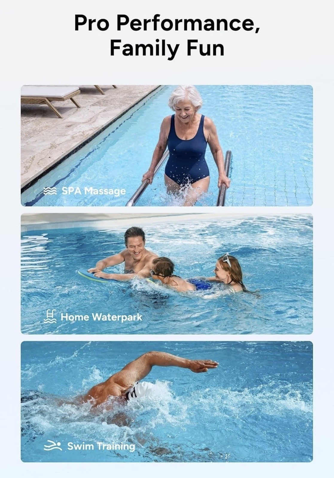 NEW iGarden X5 Portable Swim Jet 880 GPM Pool Counter Current Generator – NIB