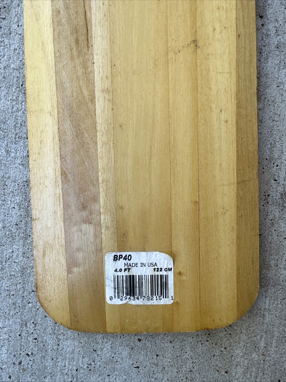 Beaver Brand Paddles and Oars Leatherwood MFG. CO. Wood Rowing Oar 46” USA