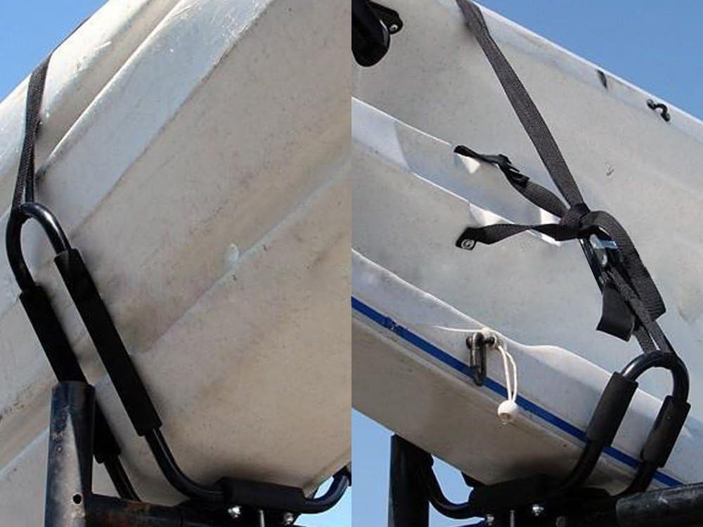 Dual Set Kayak Carriers with Straps – Universal Fit