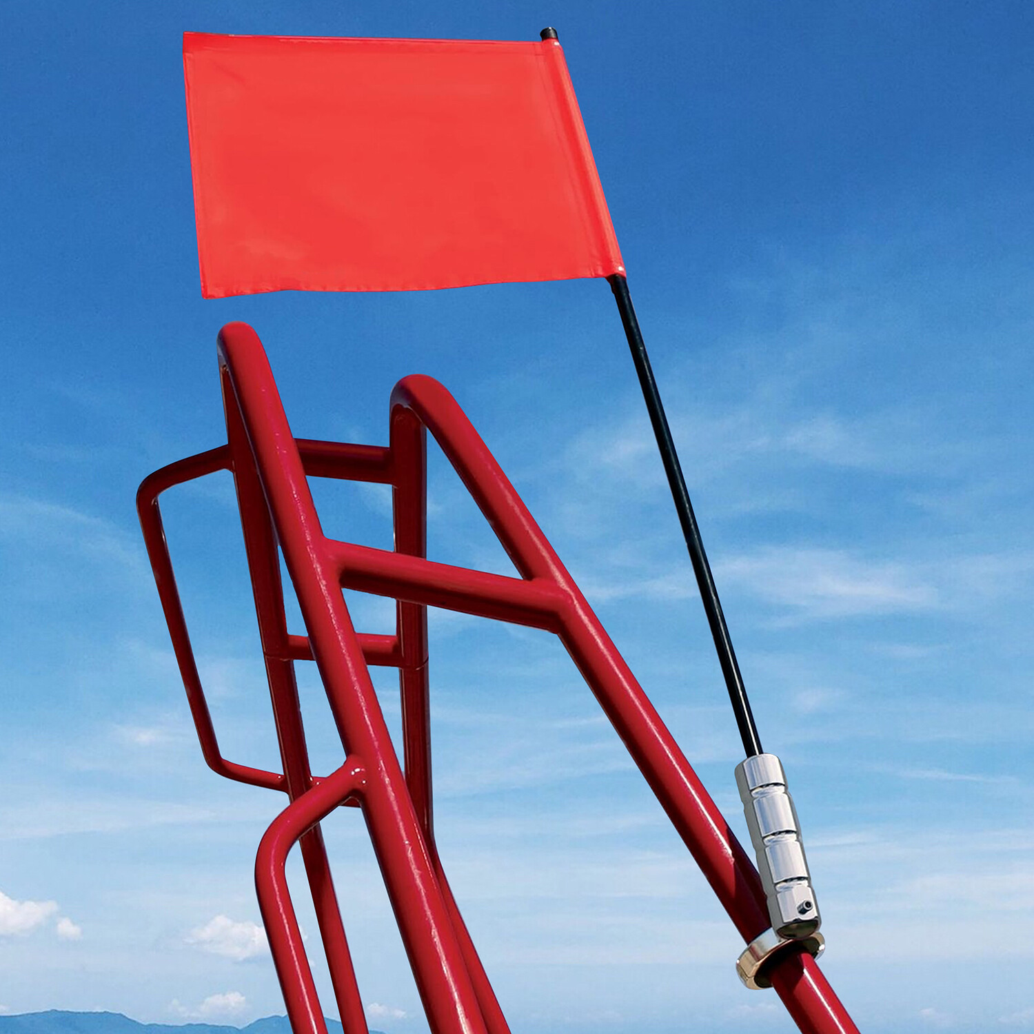 Wakeboard Tower Mount Flag Holder Fits Tubing 1 5/8 in to 2 7/8 inches Diameter