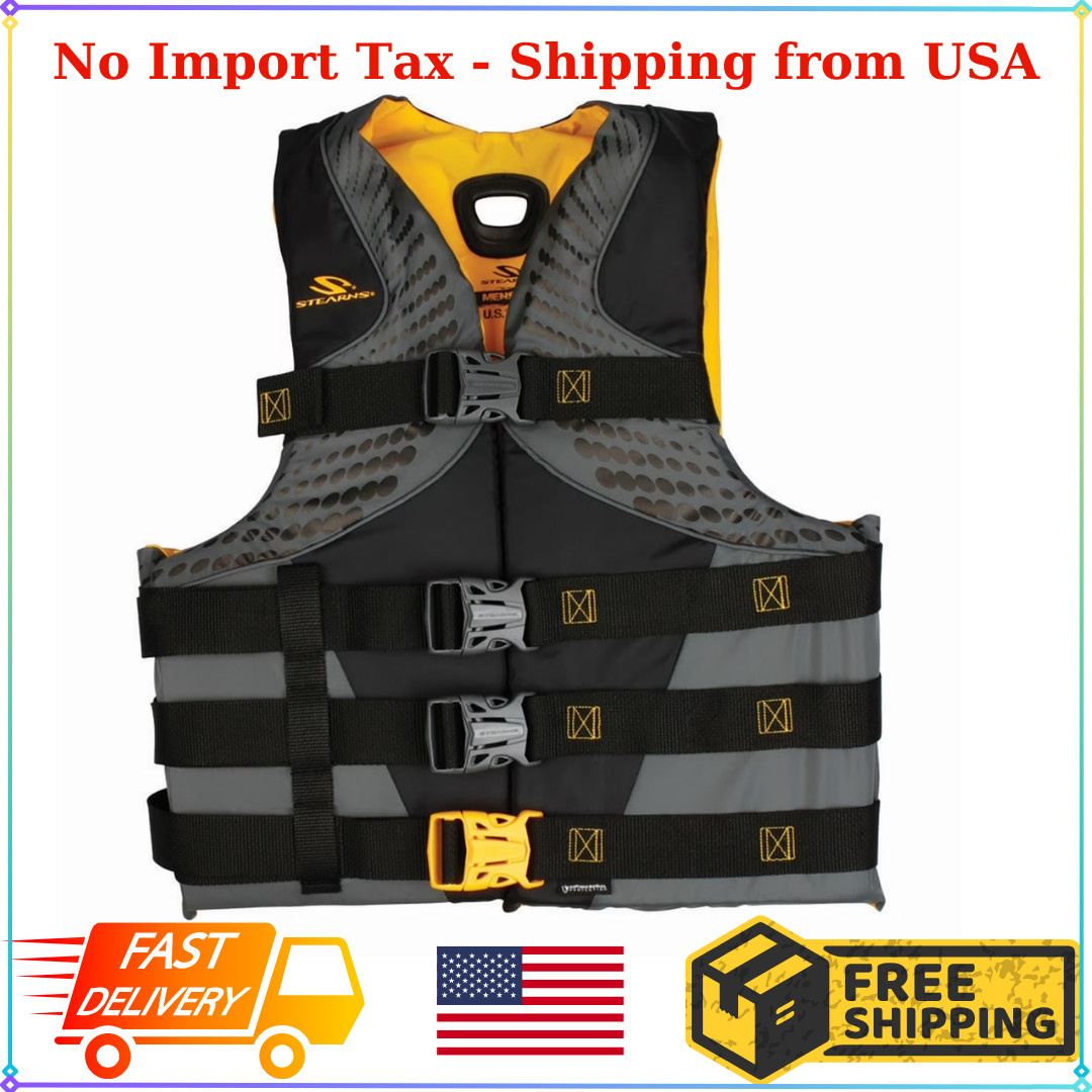 Stearns Infinity Series Life Jacket, Adult, L/XL, Unisex, Antimicrobial