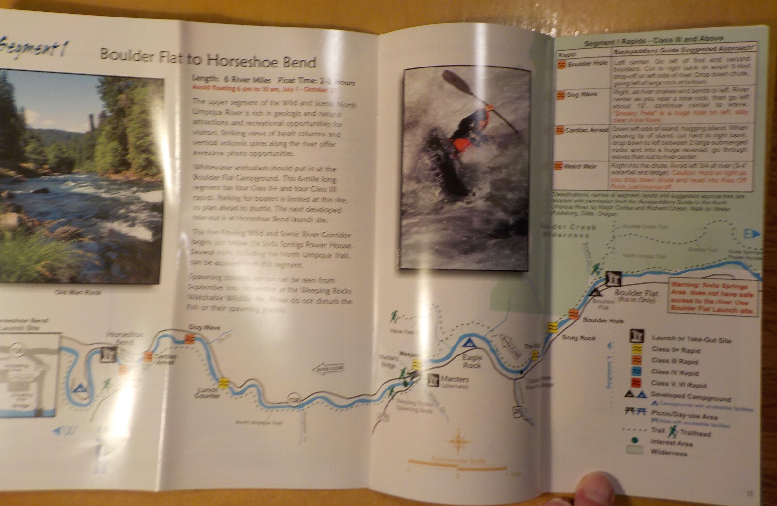 North Umpqua Wild & Scenic River Guide Map Oregon – Rafting Kayaking Fishing
