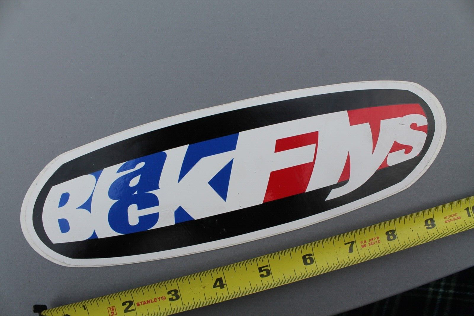 BLACK FLYS Eyewear Red White Blue USA BF1 OG Vintage SUNGLASSES Surfing STICKER