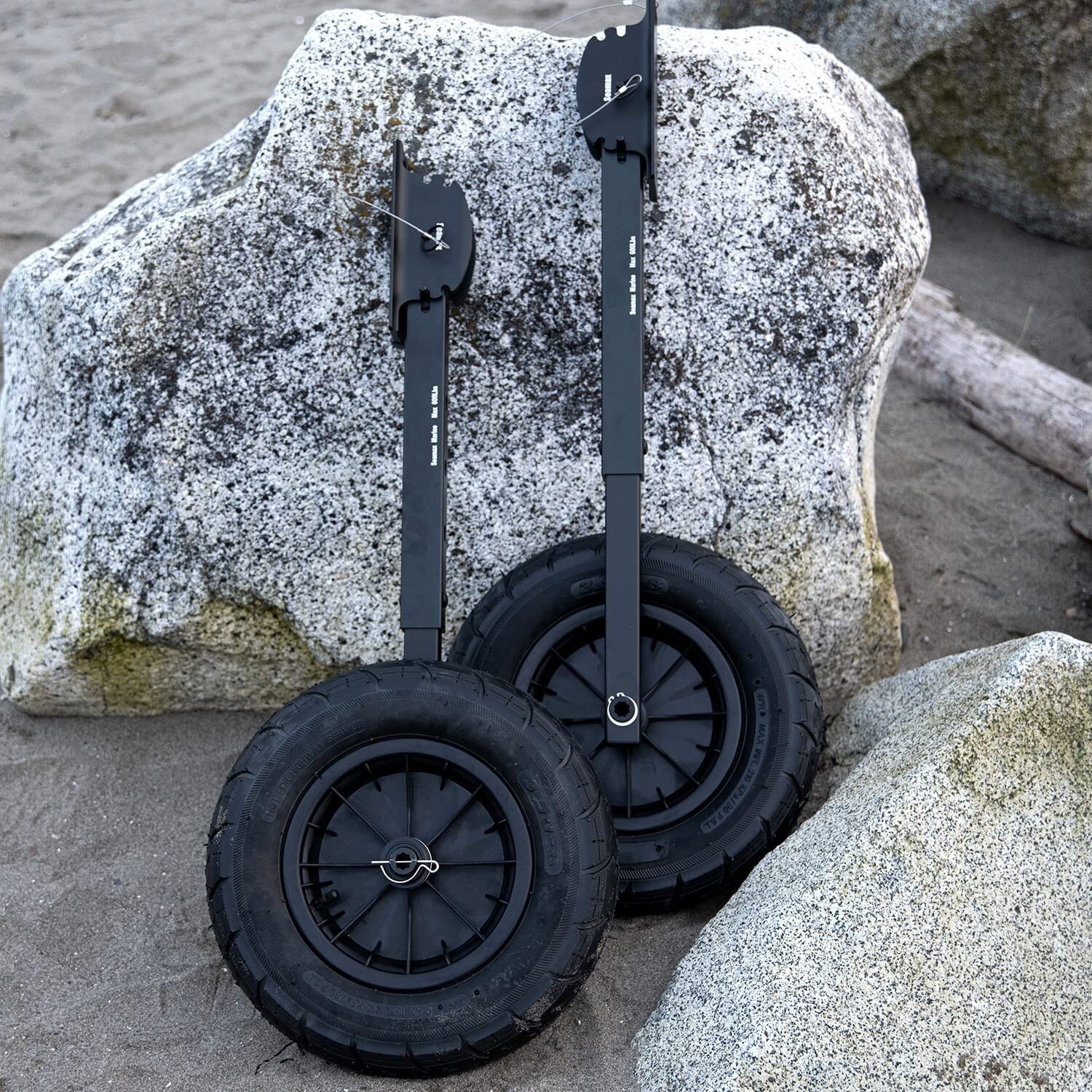 Seamax Deluxe Boat Launching Wheel System, Black Military Edition, 4 Position…