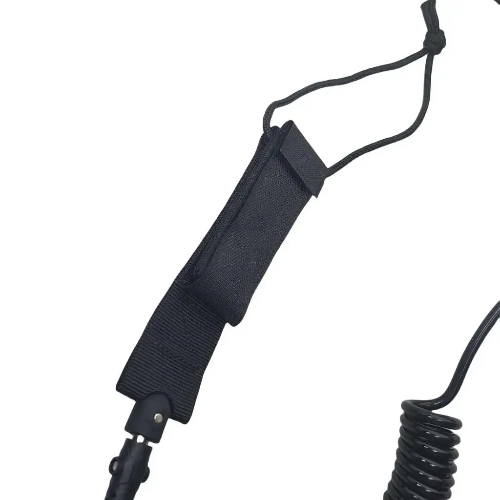 SUP Waist Coiled Leash Surfing Chest Strap Safety Hip Belt Leash
