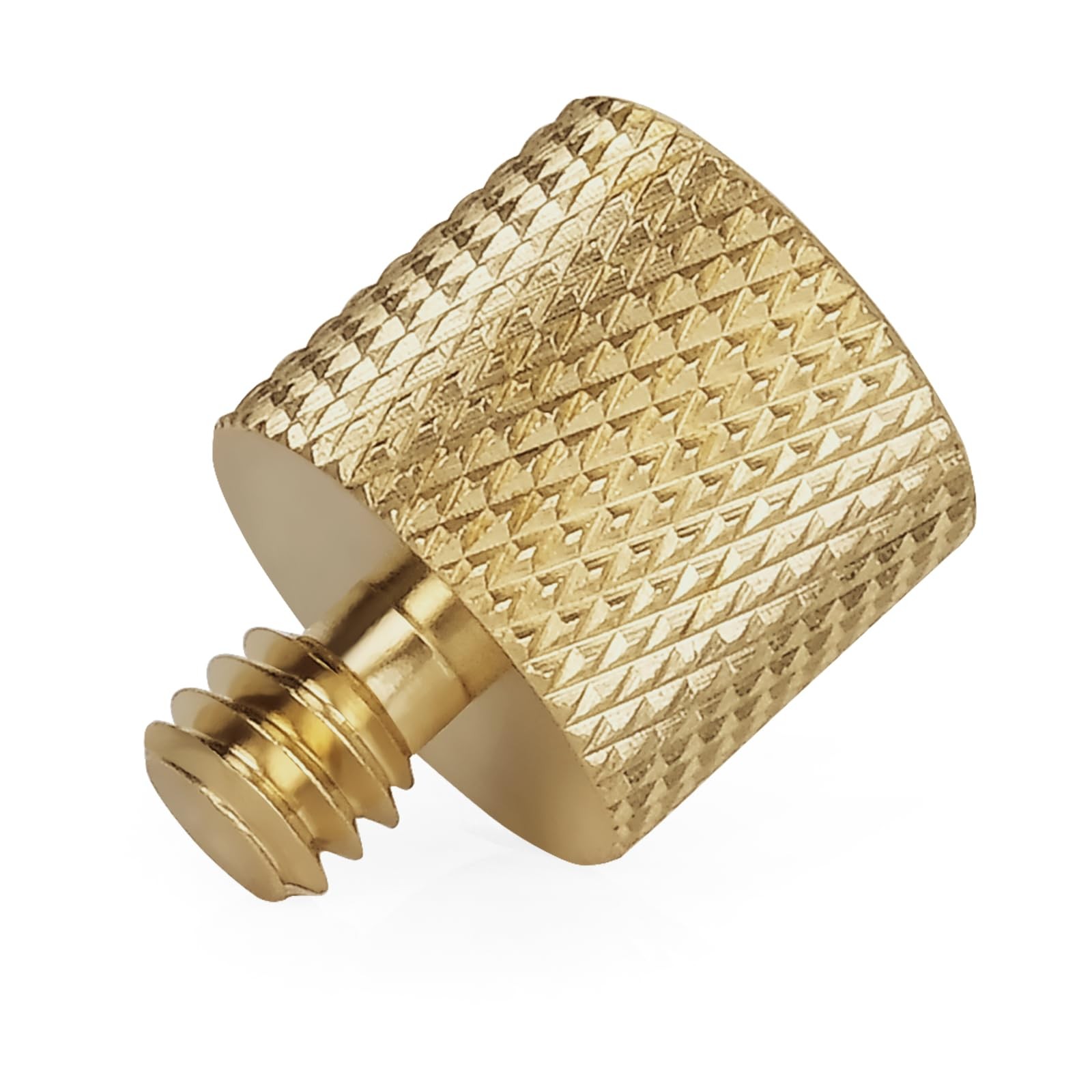 Standard 3/8″-16 Female to 1/4″-20 Male 1/4″ 3/8″ Screw Brass