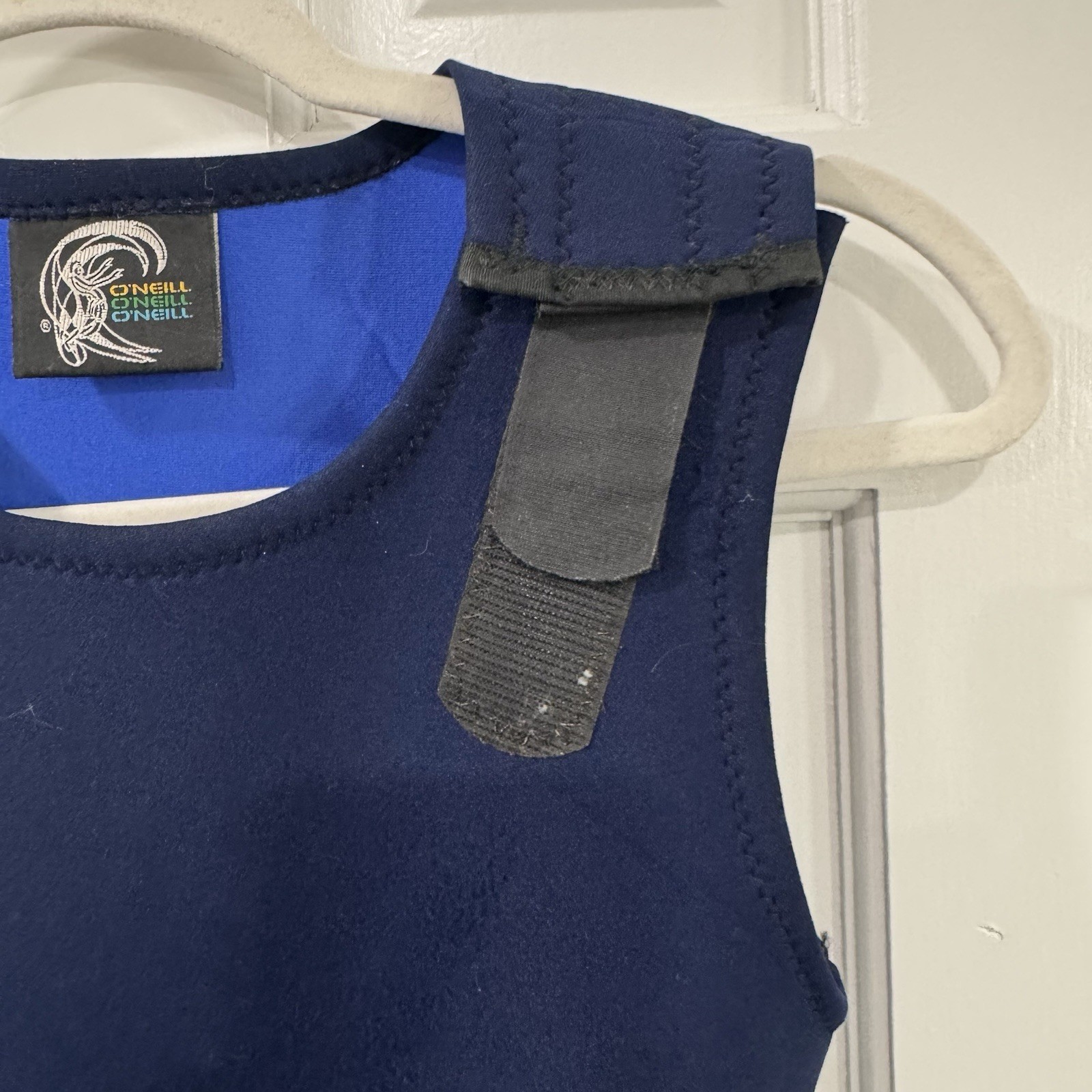Vintage O’Neill Womens Wetsuit Size 12 Navy Sleeveless Full Suit Made USA
