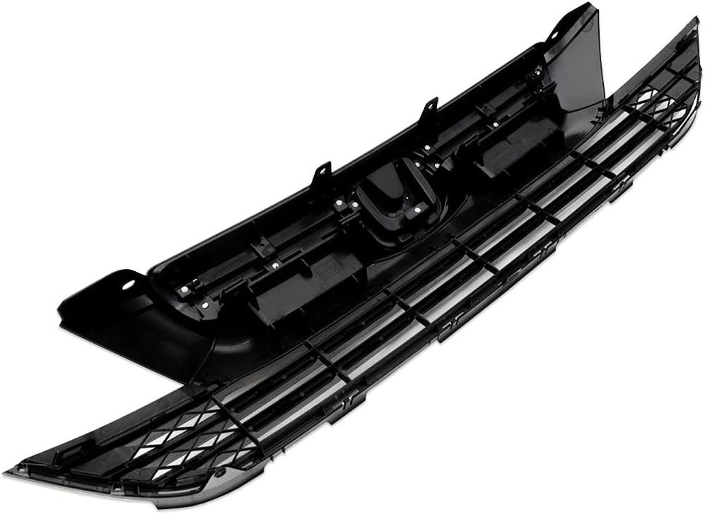 Upper & Lower Grille Set Fit Honda CR-V 2007-2009, Black Chrome | Grill Trim Fi