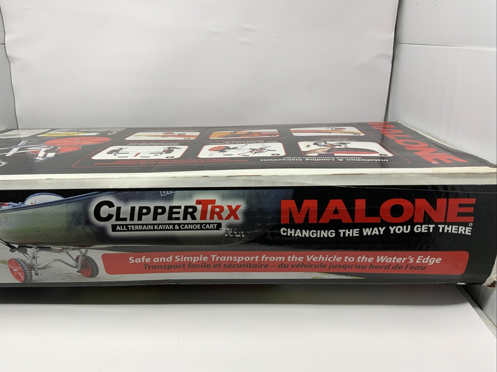 Malone Clippertrx All Terrain Kayak Canoe Cart Never Flat Tires 200 Pound Load
