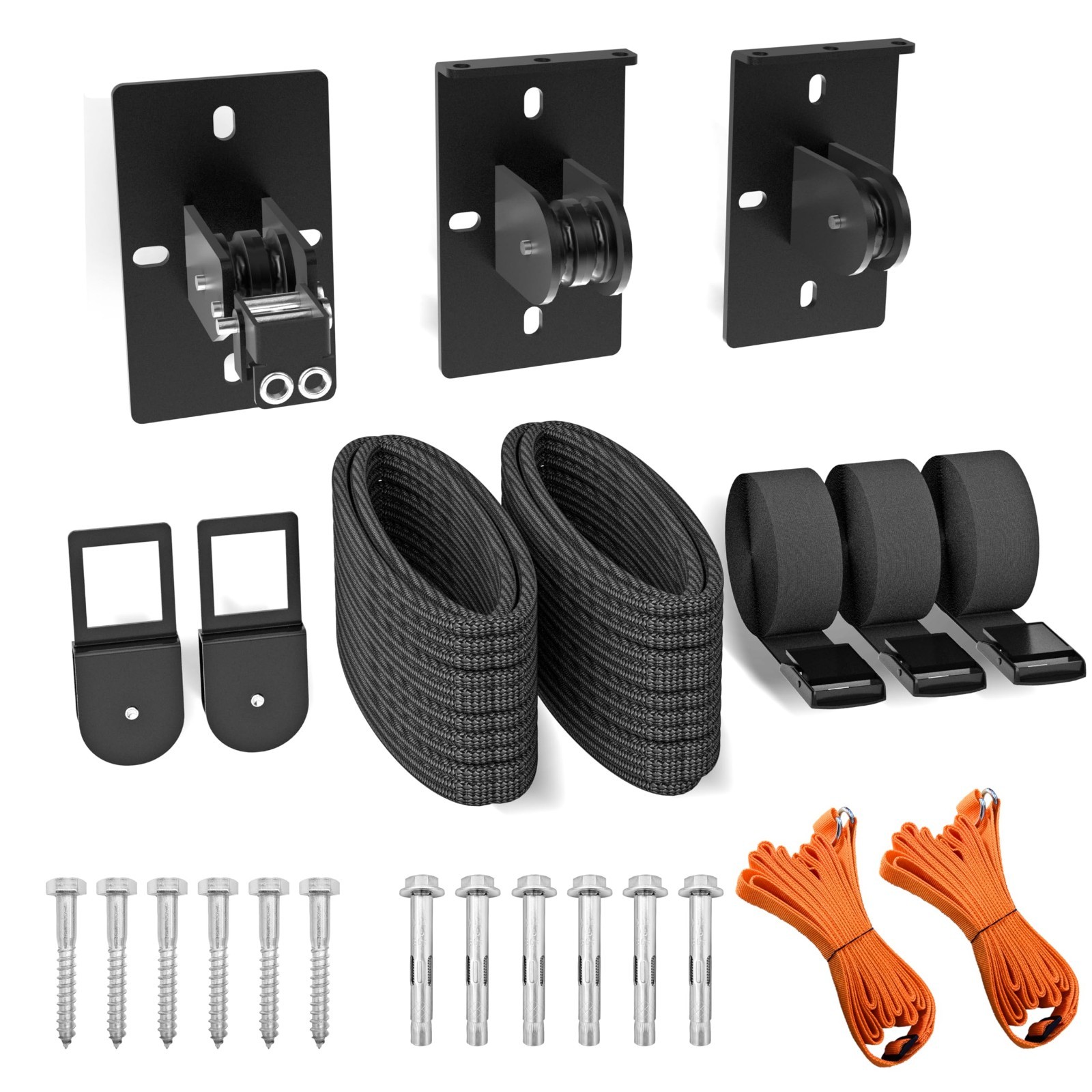 Canoe Hoist Pulley System for Garage Ceiling, 150 lbs Capacity, Overhead Space S