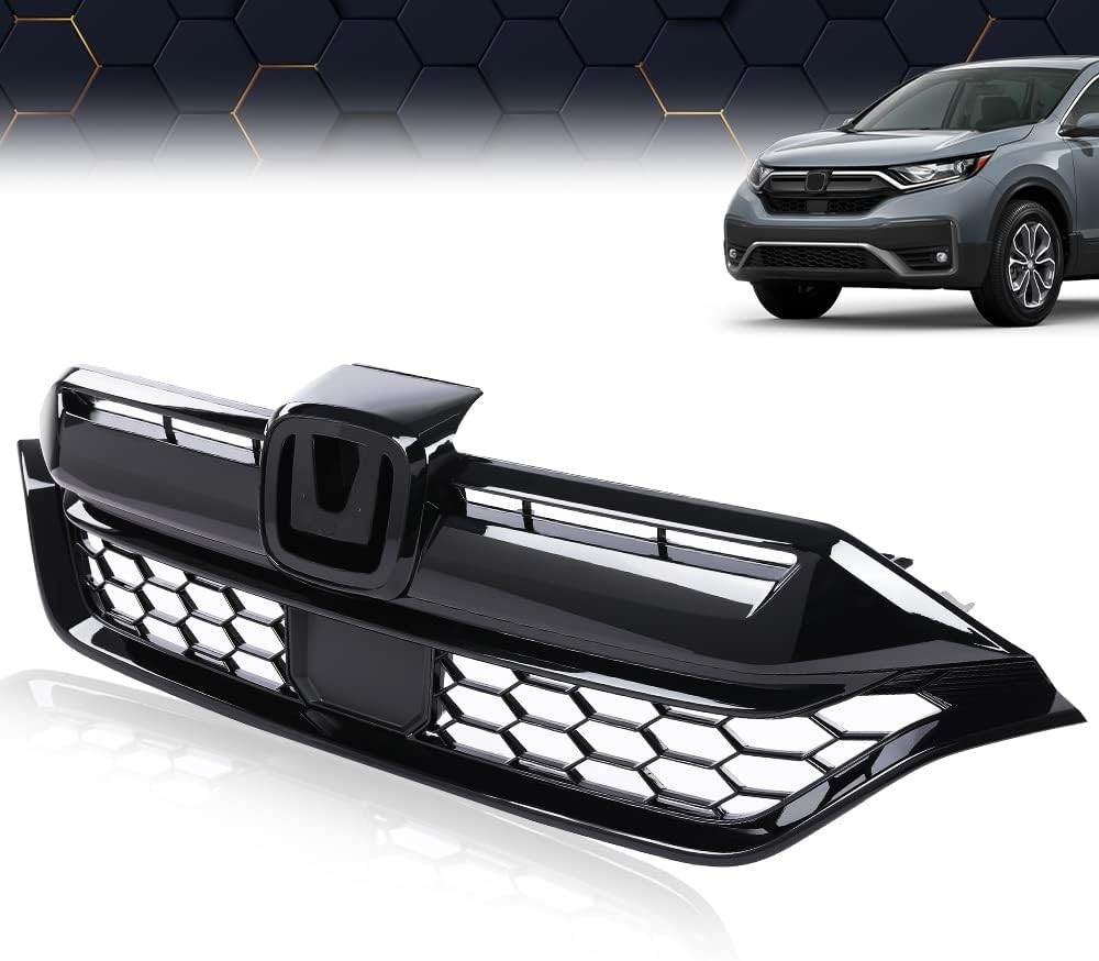 Front Upper Grill Grille Compatible with Honda CR-V 2020 2021 2022 71121TLAA60