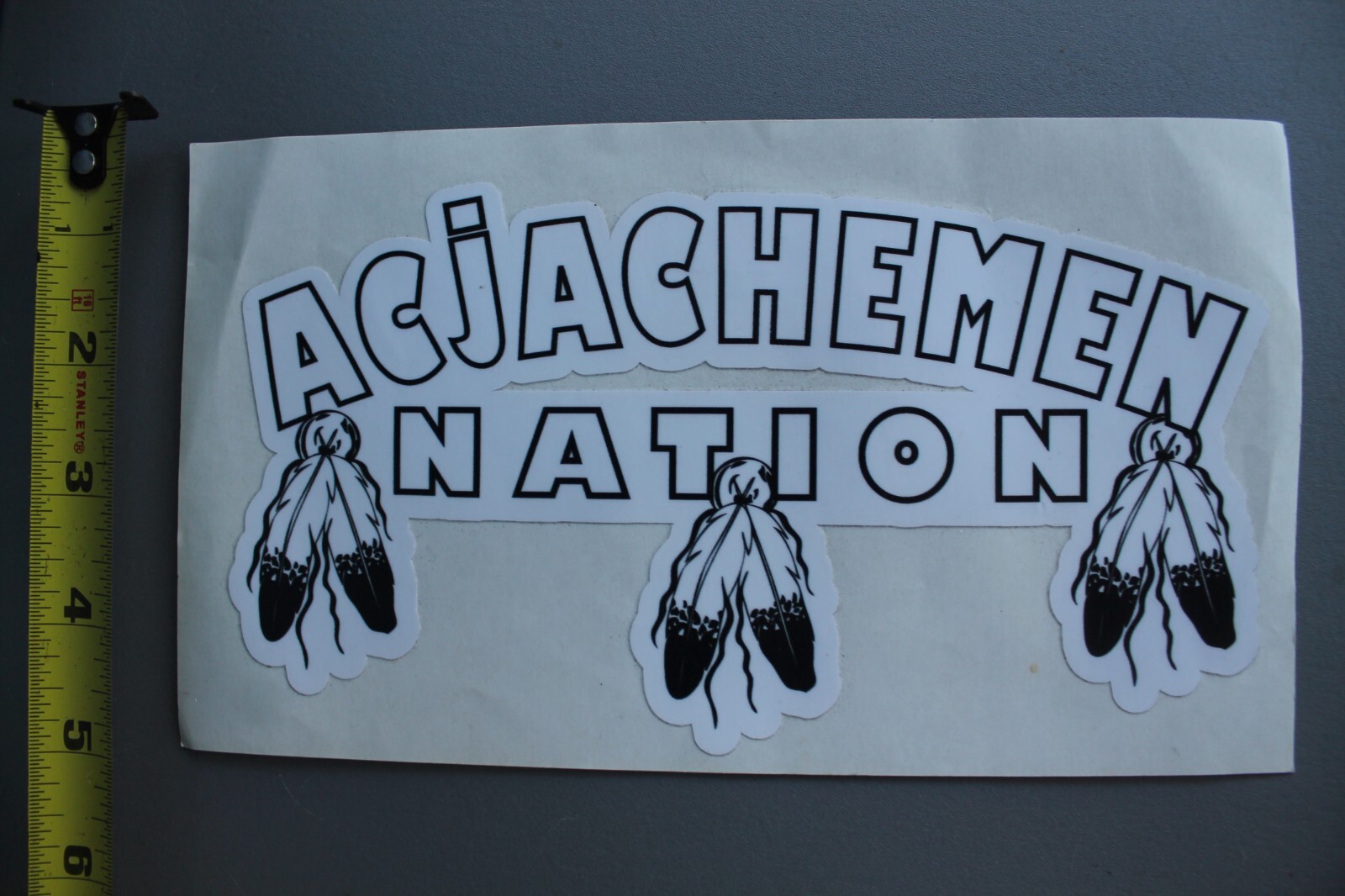 Acjachemen Nation Native American Indian Feather OG V69C Vintage Surfing STICKER
