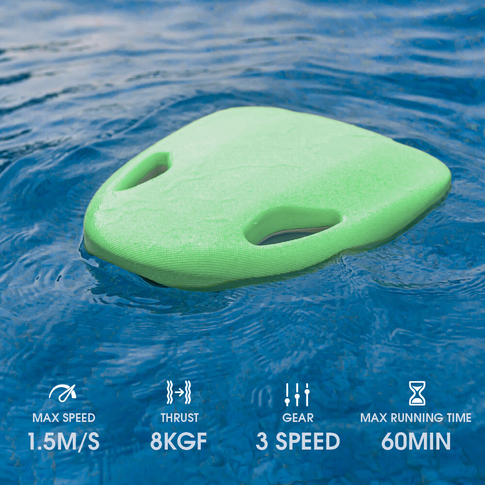 Asiwo Swimming Kickboard Electirc, Swim Training Kickboard 3 Speed Water Sports