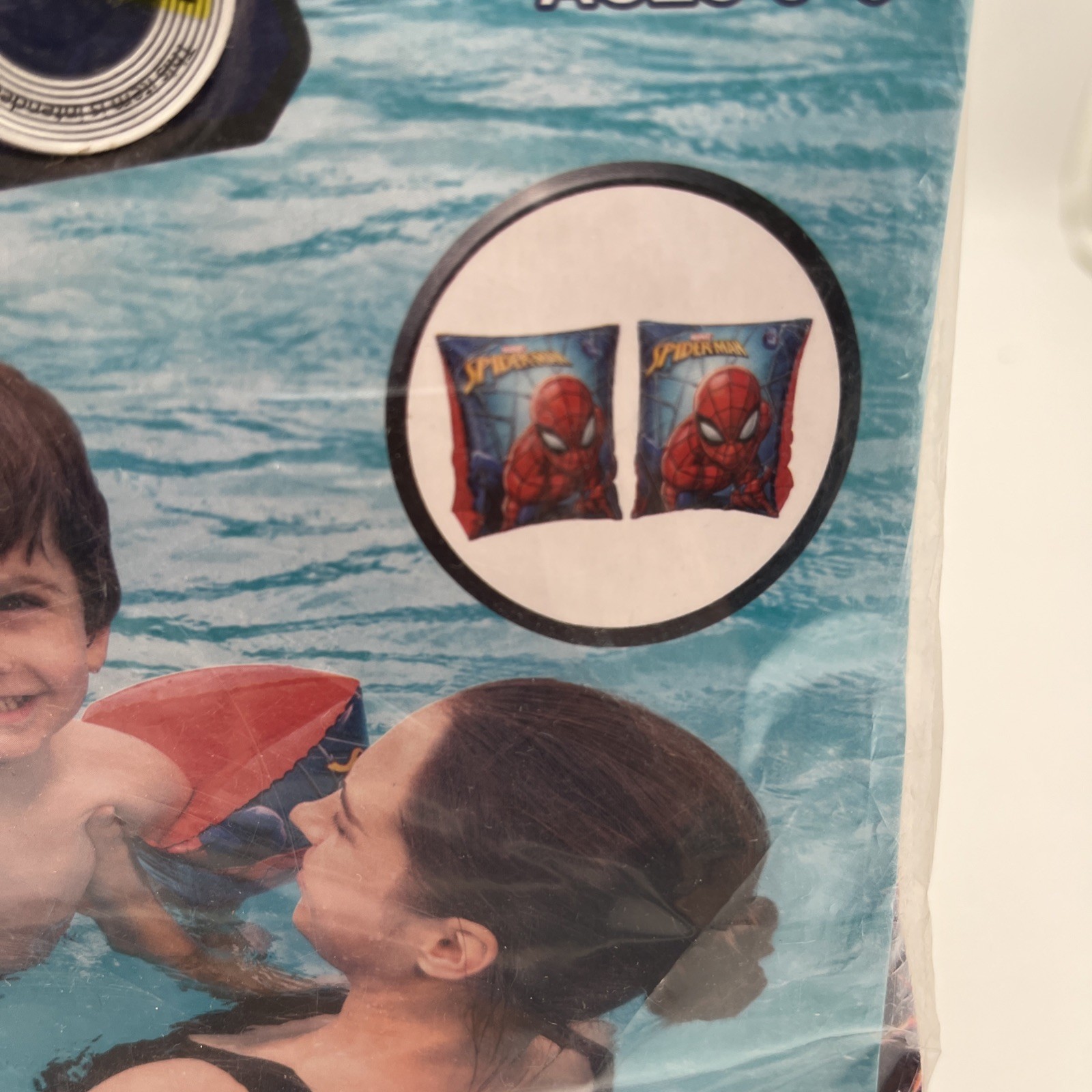 Marvel Spider-man Inflatable Arm Bands Water Pool Floaties Kids 3-6 Years Old