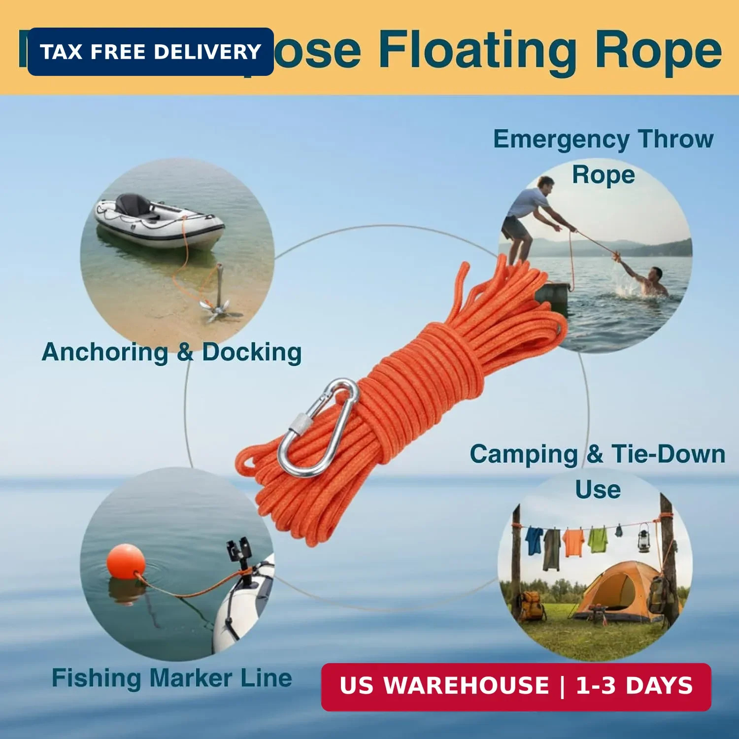Kayak Anchor Kit 1.5/3.5lb Folding Small Boat Anchor for Paddle Board Canoe Jet
