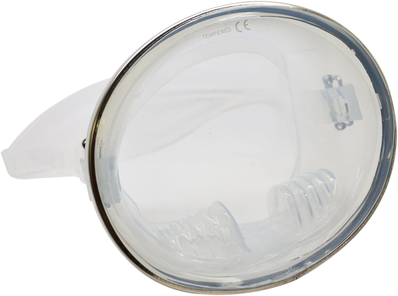 Scuba Diving Mask, Oval Tempered Glass Snorkel Mask with one, Clear
