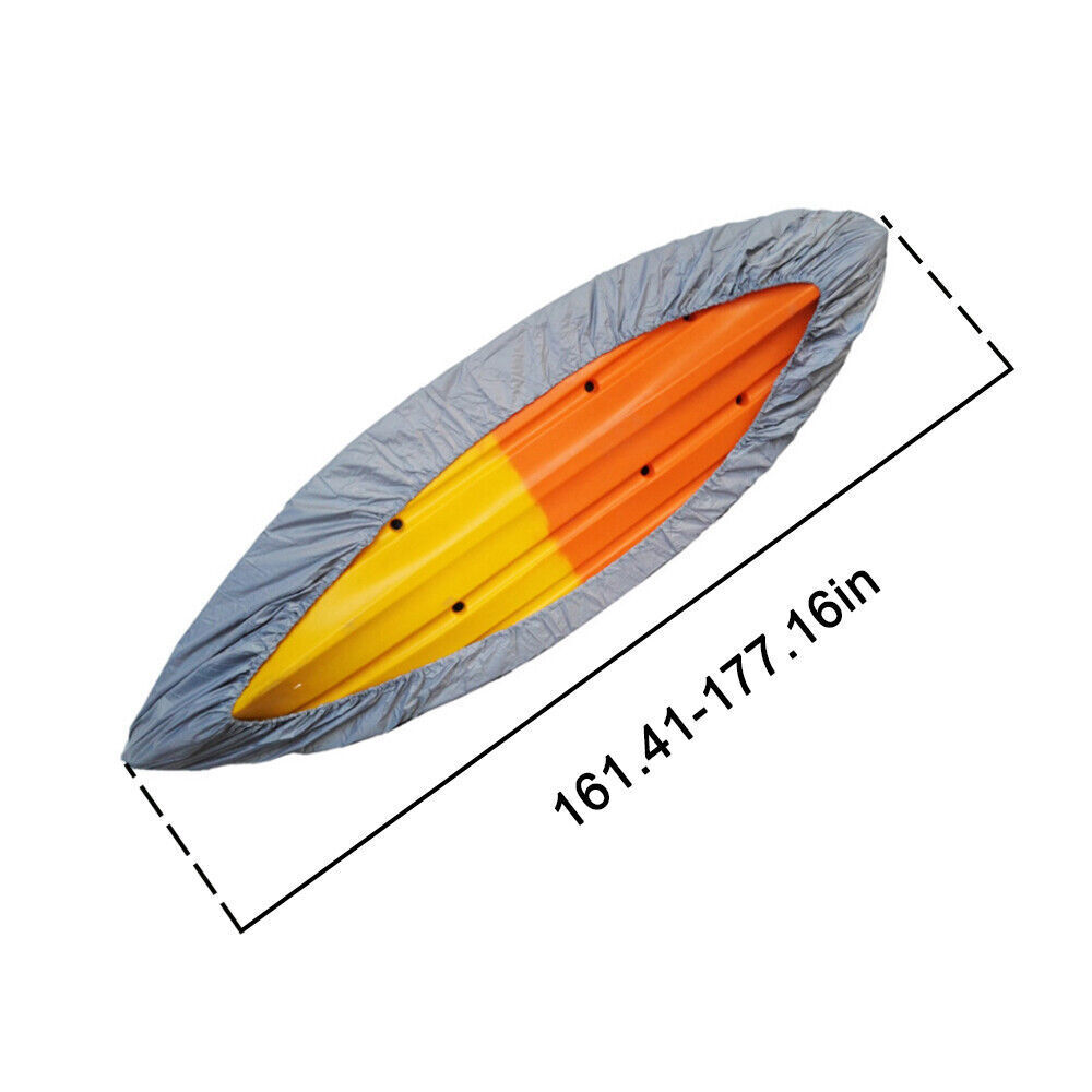 Waterproof Kayak Cover 6.8-14.8ft 210D Canoe Kayak Storage Cover Dust Shield