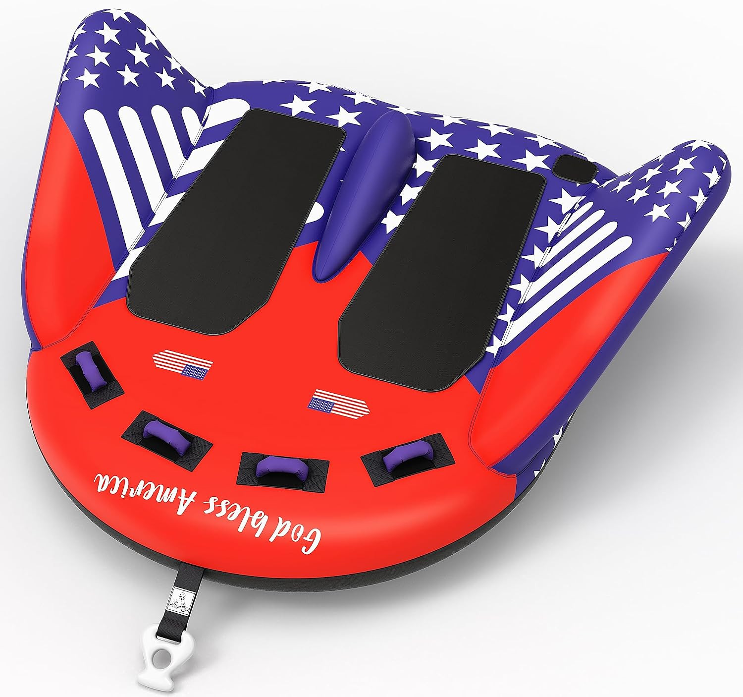 Towable Tubes for Boating – 2-3 Person Shark Battle Tank, Boat Tubes & Towables,