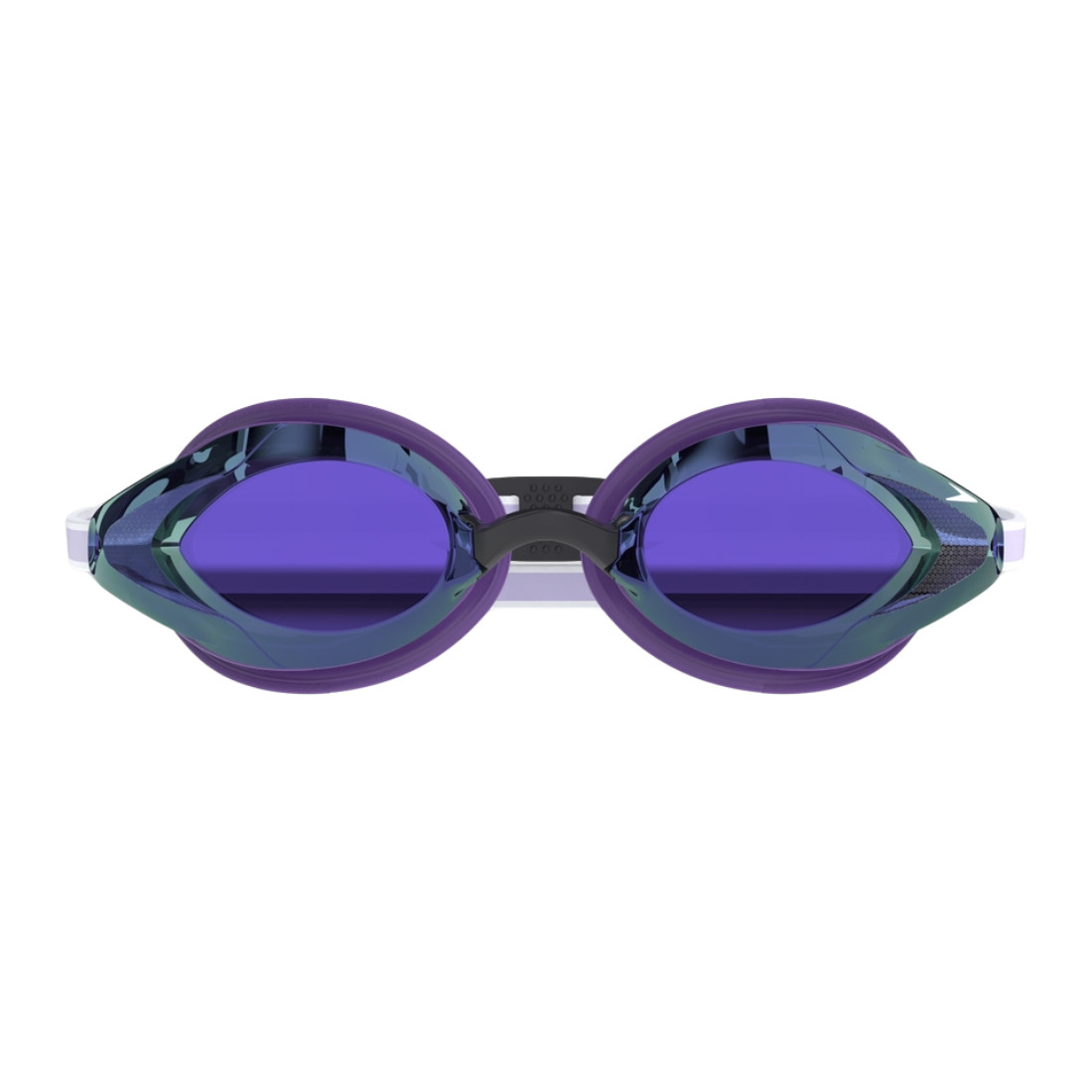 Speedo Women’s Vanquisher 3.0 Swim Goggles, Purple Haze/Iris/Silver Mirror