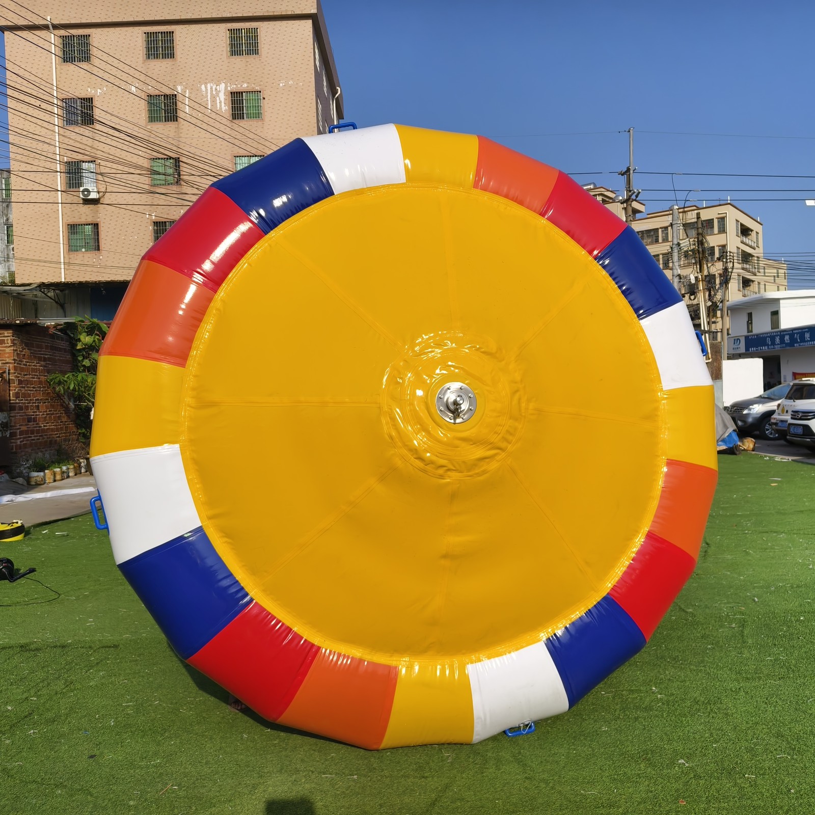 Inflatable Water Spinning Top Towable Tube 360° Rotating Disco Boat for Boats