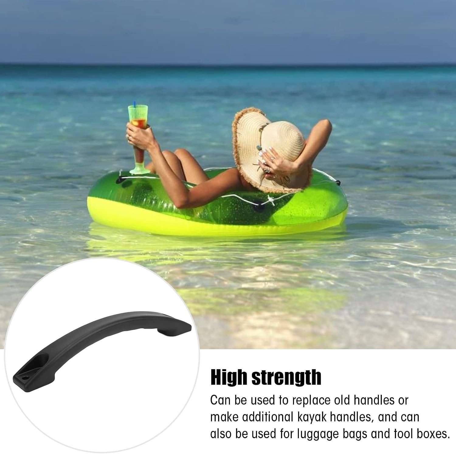 Kayak Handles, Black Nylon Marine Paddle Holder Carry Handle Mount Replacemen…