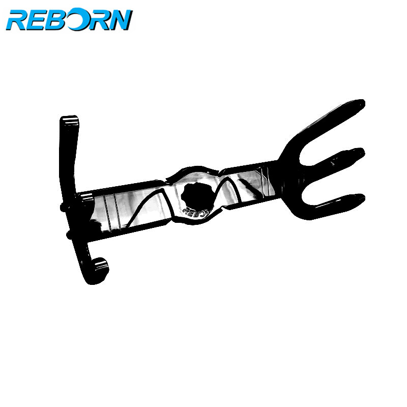 Reborn Pro+ QR Angle-Free Ski Tower Rack Glossy UV Resist Black Coated 5 Yrs Wty