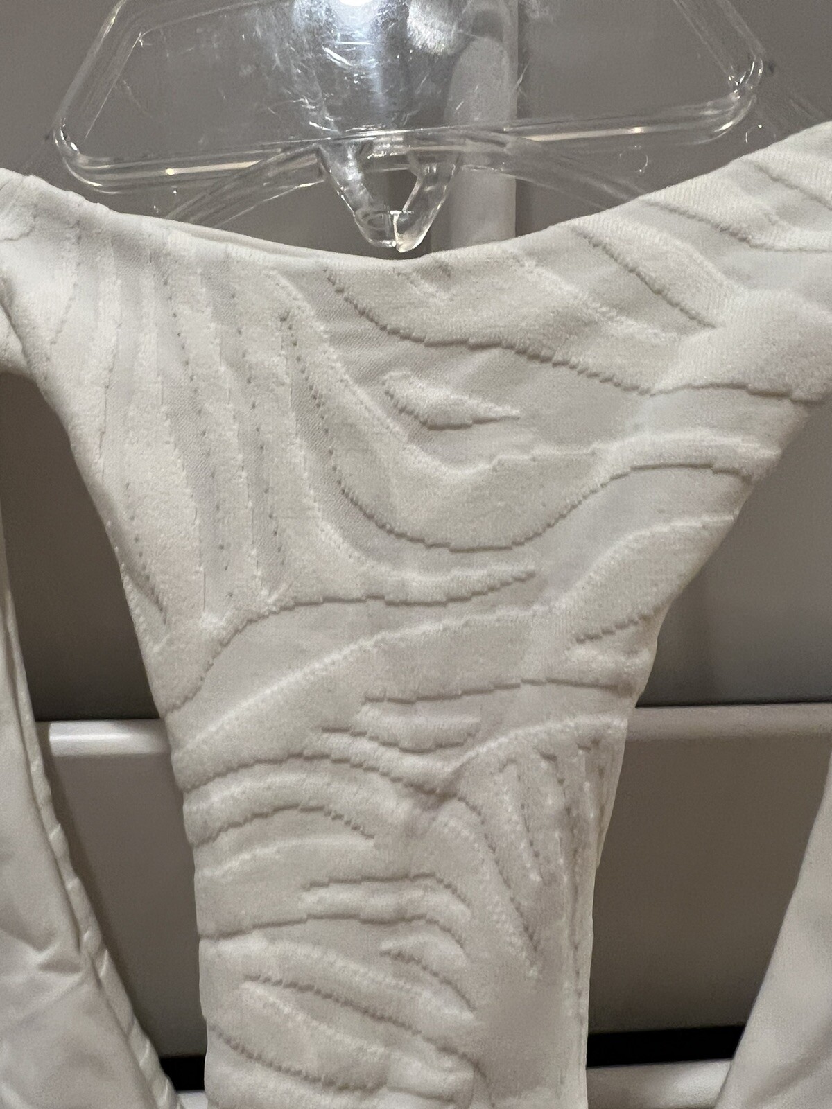 NWT L Space Jaylo Racerback Bikini Top Cream Size XS $110