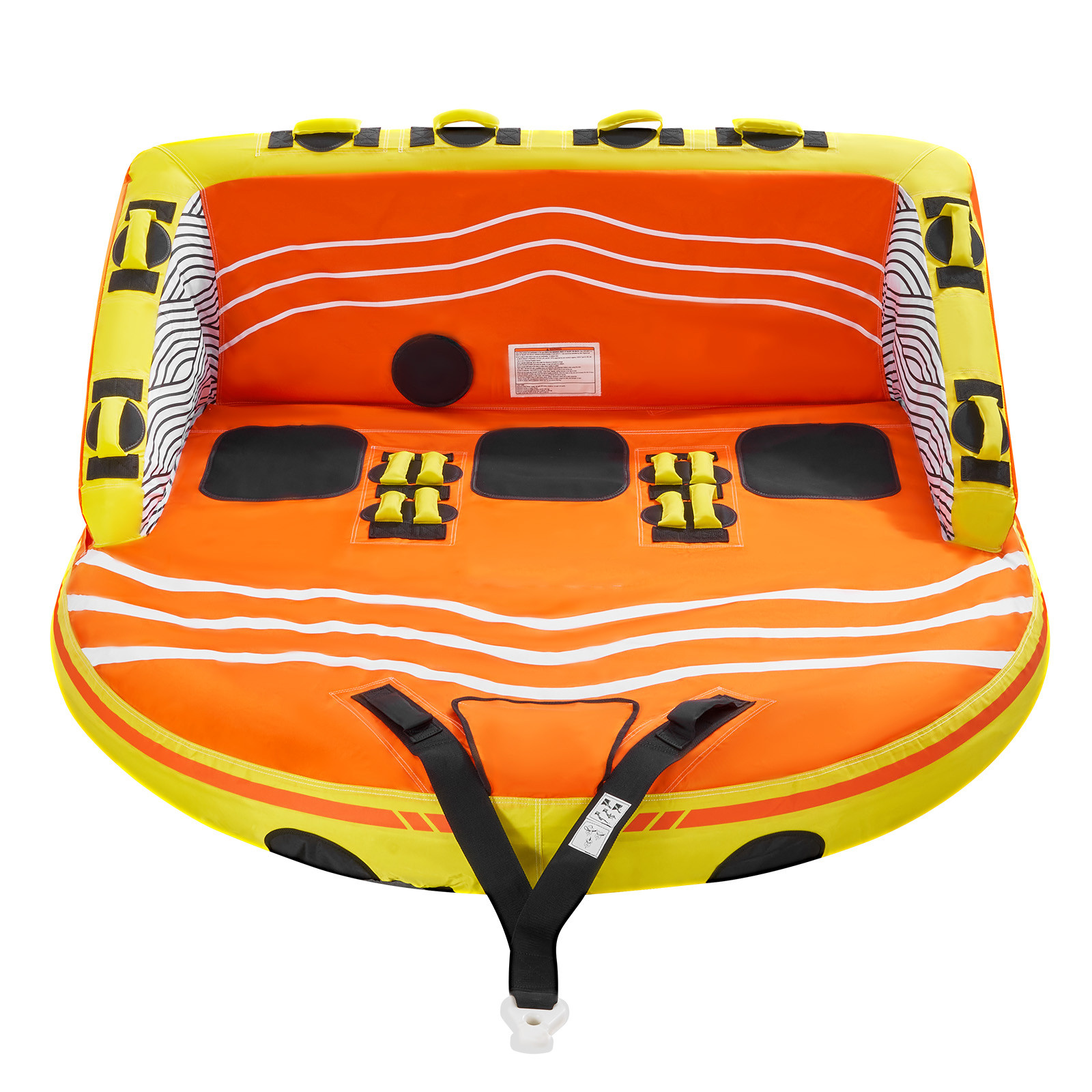 Towable Tube for Boating 1-3 Riders Inflatable Boating Tubes Water Sport