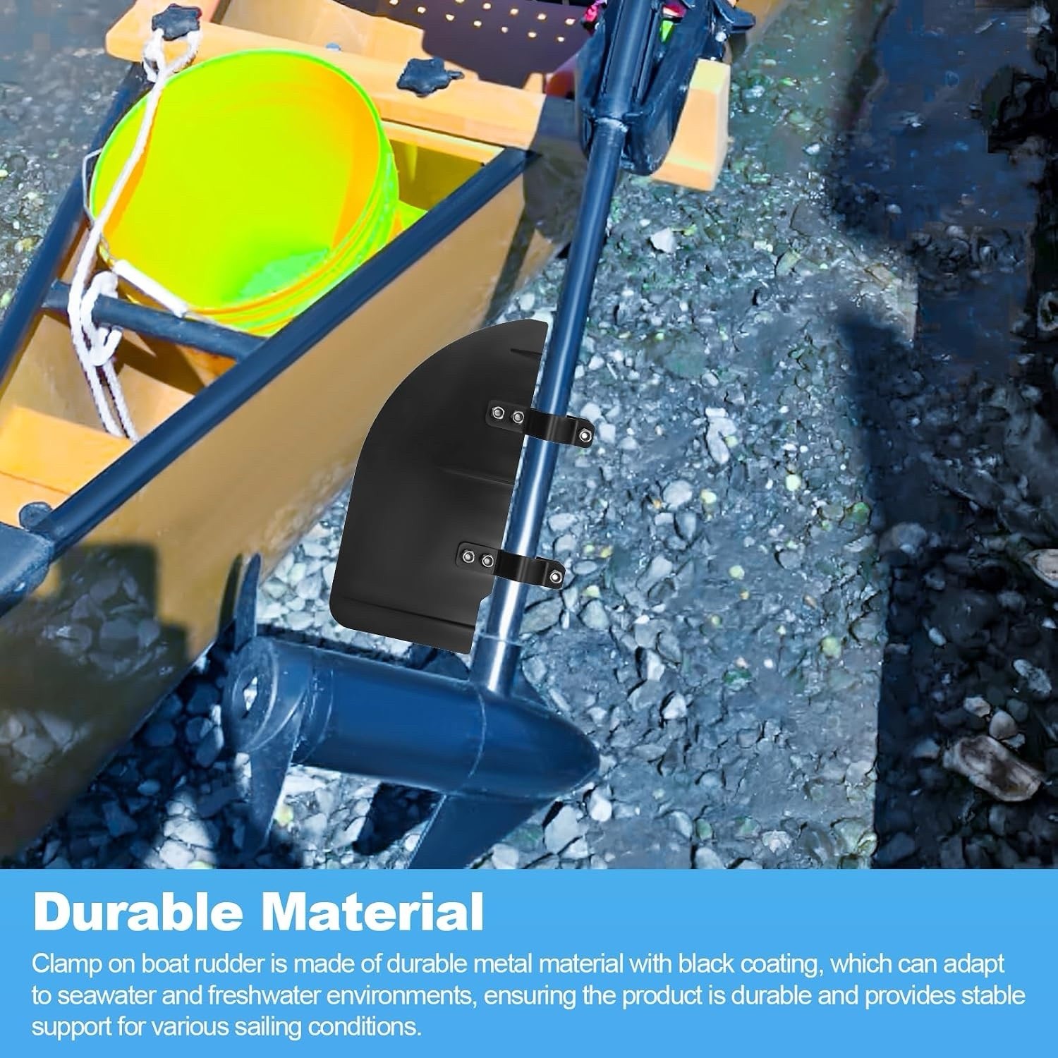 Trolling Motor Rudder, Boat Rudder Kit, Trolling Motor Accessories, Boat Rudd…