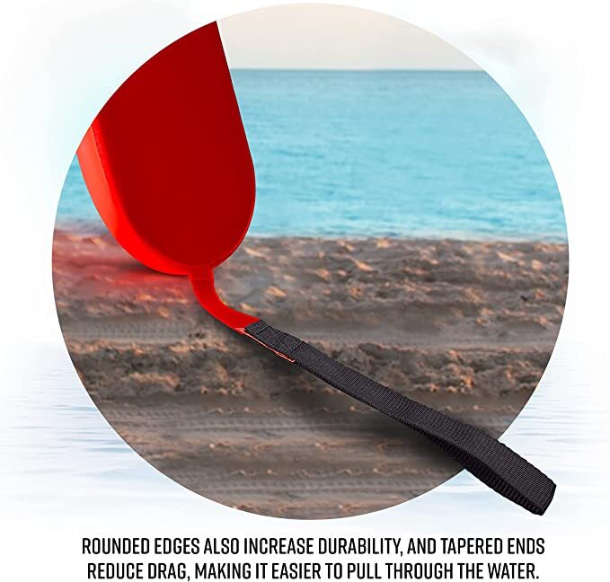 Lifeguard Rescue Tube Flotation Device for Home and Commercial Use + Red Whistle