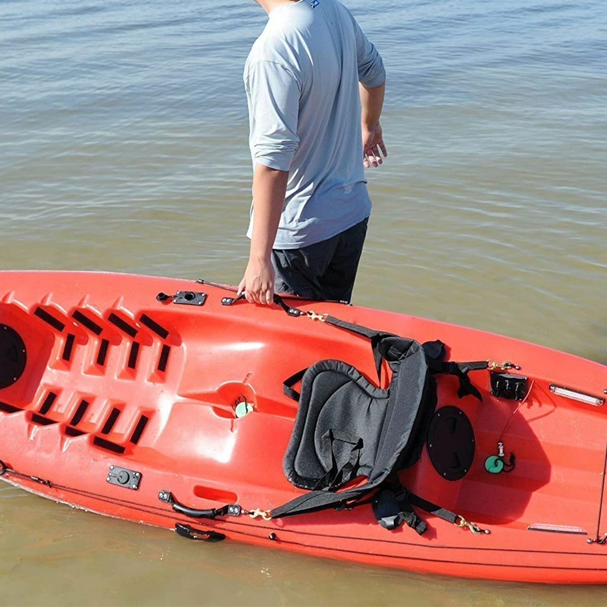 Kayak Rubber Handles w/ Screws Canoe Boat Side Mount Carry Handles Outdoor Sport