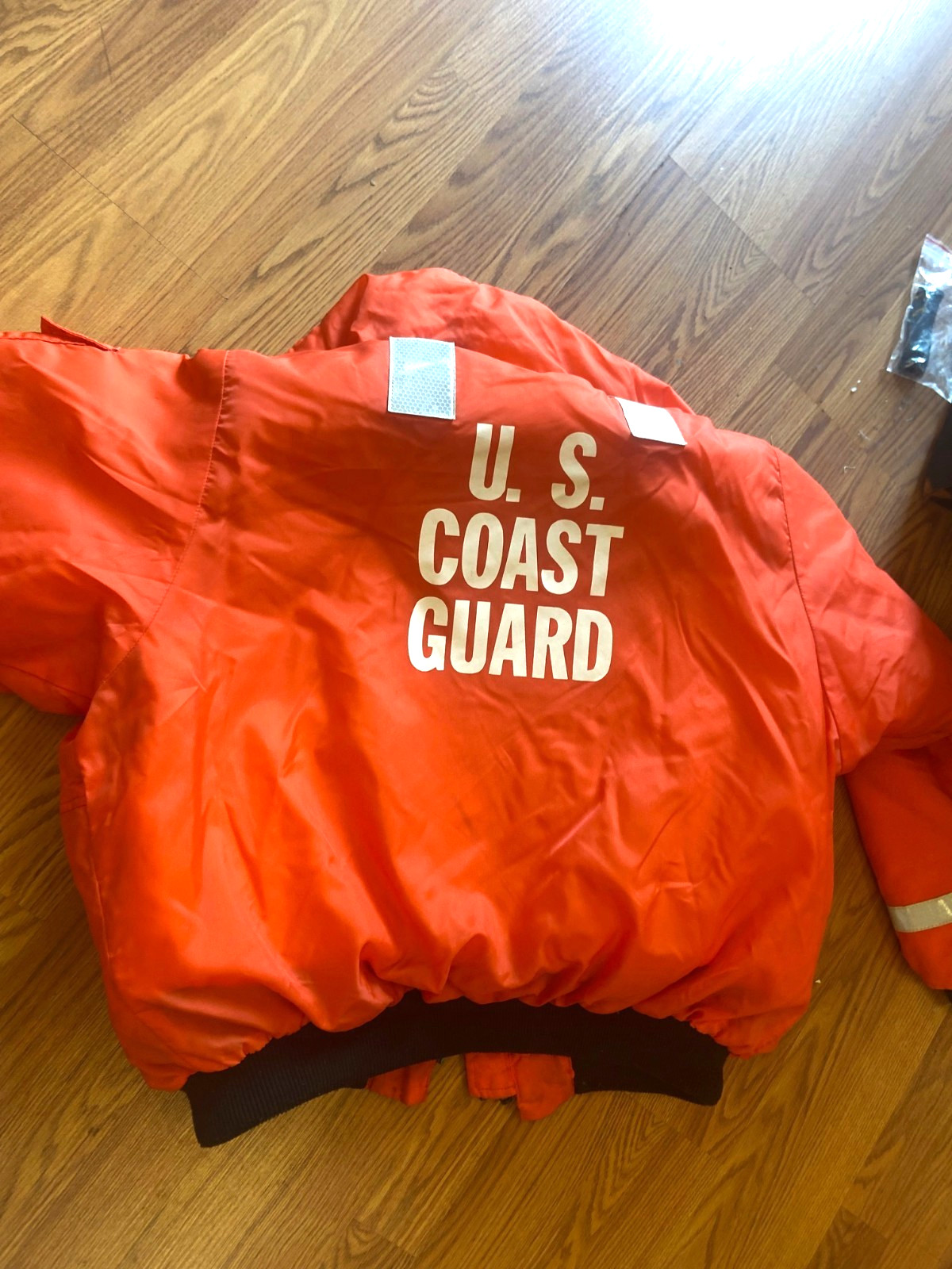 Vintage Mustang Survival MJ6210 Flotation Jacket US Coast Guard Auxiliary XL