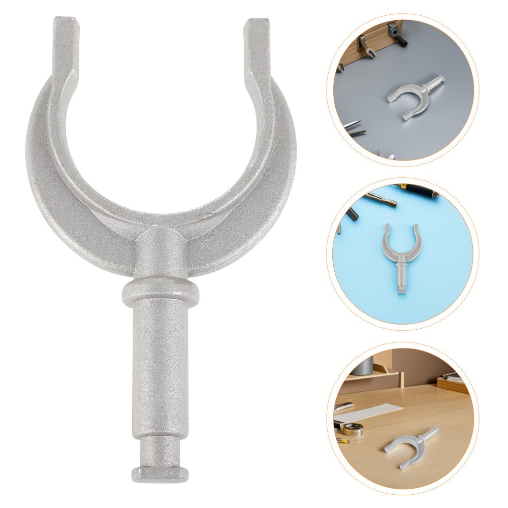 2Pcs Aluminum Oar Lock Brackets Durable Marine Paddle Holder for Boats Silver