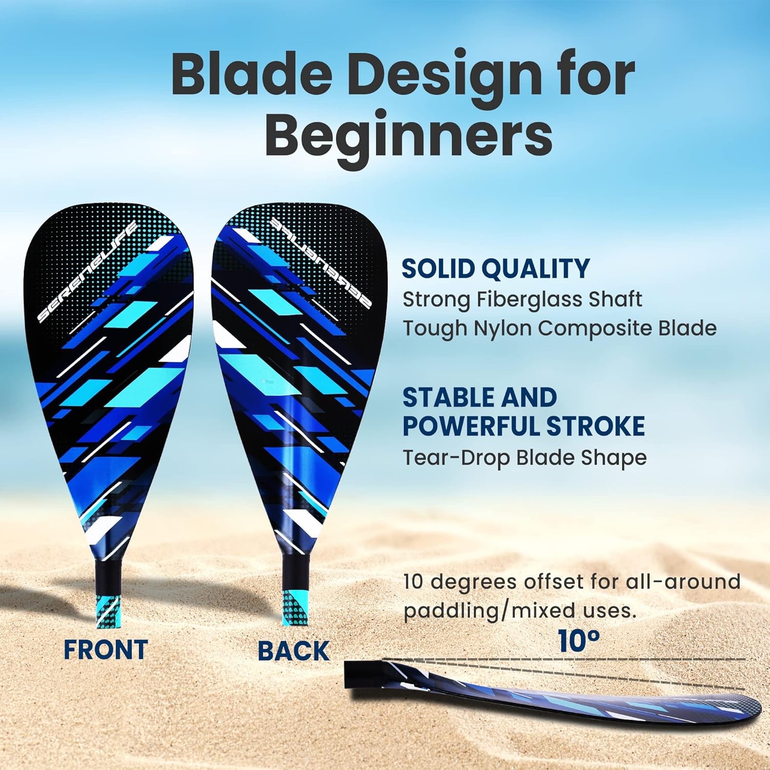 Carbon Fiber Paddle Board | 70-86 Inches Adjustable SUP Paddle | 3-Piece Lightwe