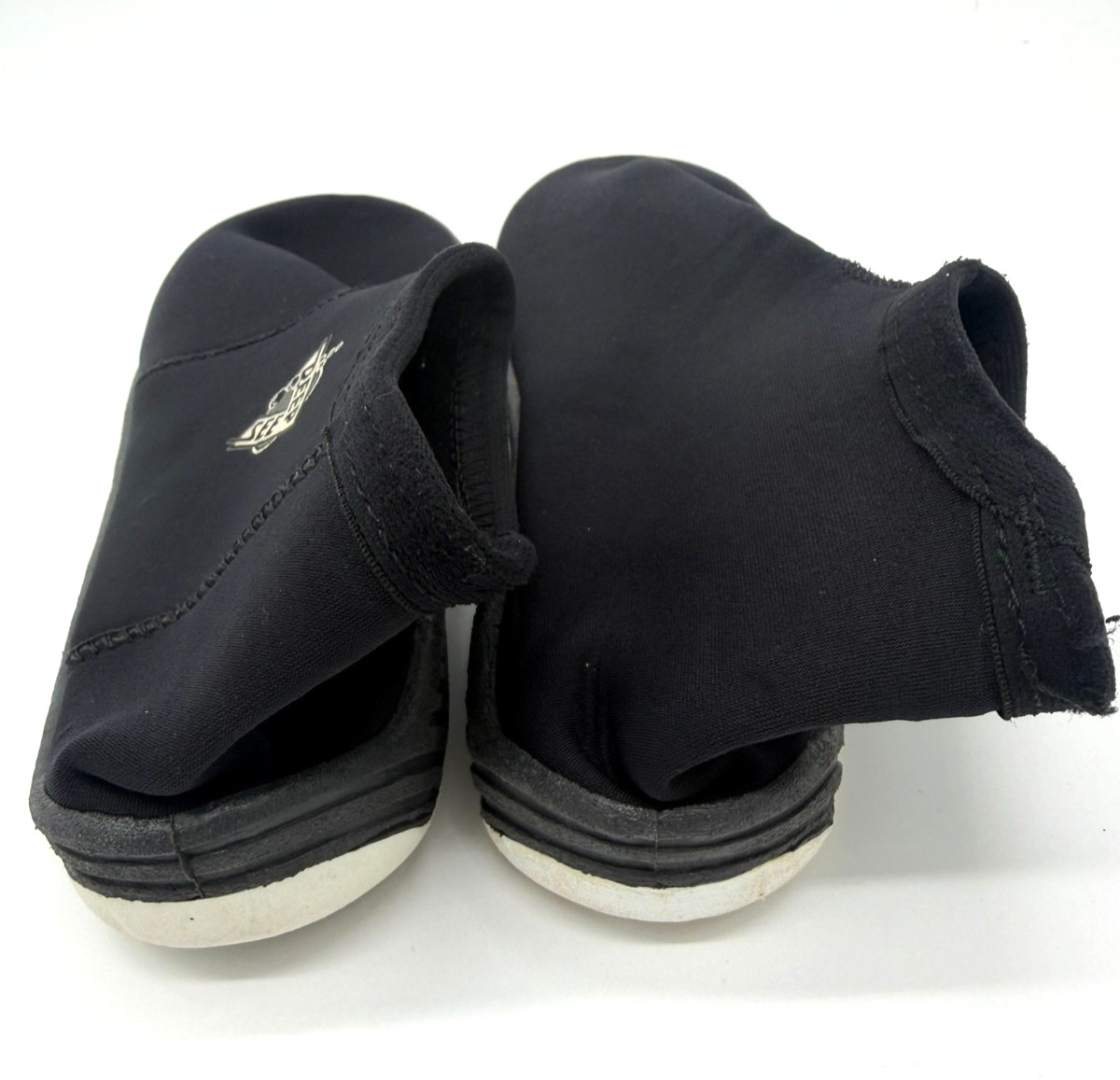 Deep See Neoprene Scuba Dive Boots Water Shoes Low Top Slip On Black Size 9