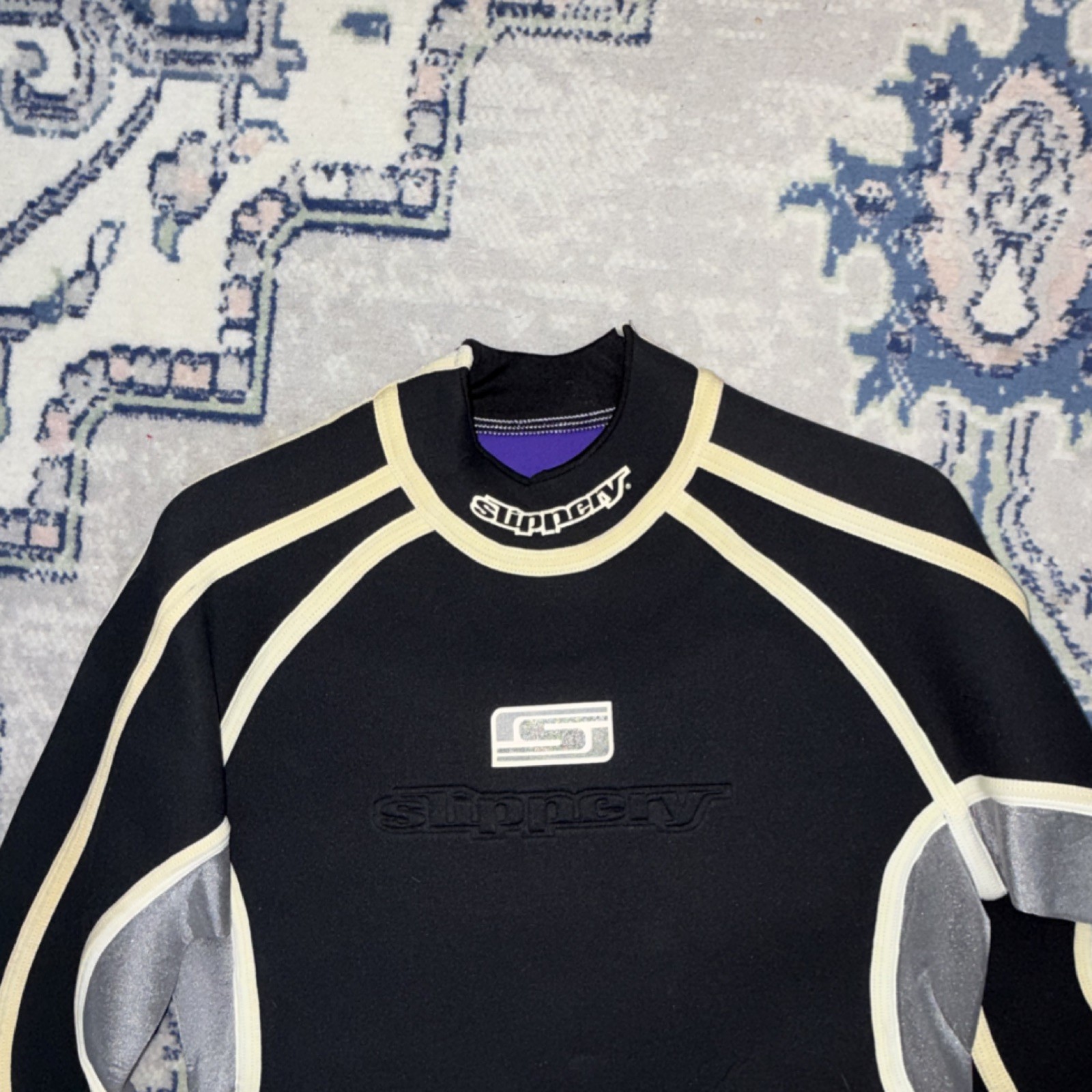 Slippery G5 Flex Neoprene Men’s Wetsuit Top Black Large MPN: G5 Flex
