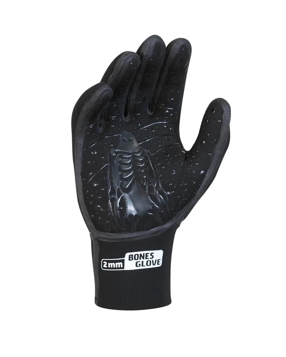 Buell 2mm 5 Finger Surf Glove (B/W Bone) – XL (fits small) – neoprene wetsuit