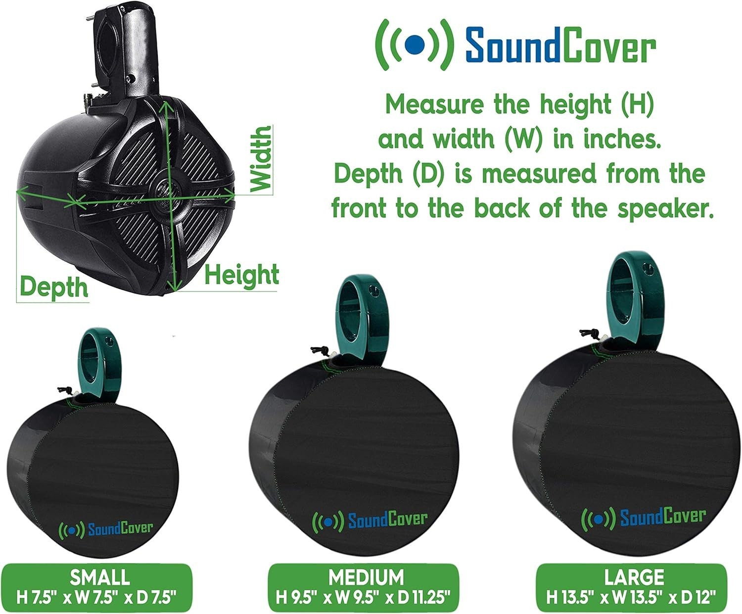 Water-Resistant Wakeboard Tower Speaker Covers with UV Protection – Small Size