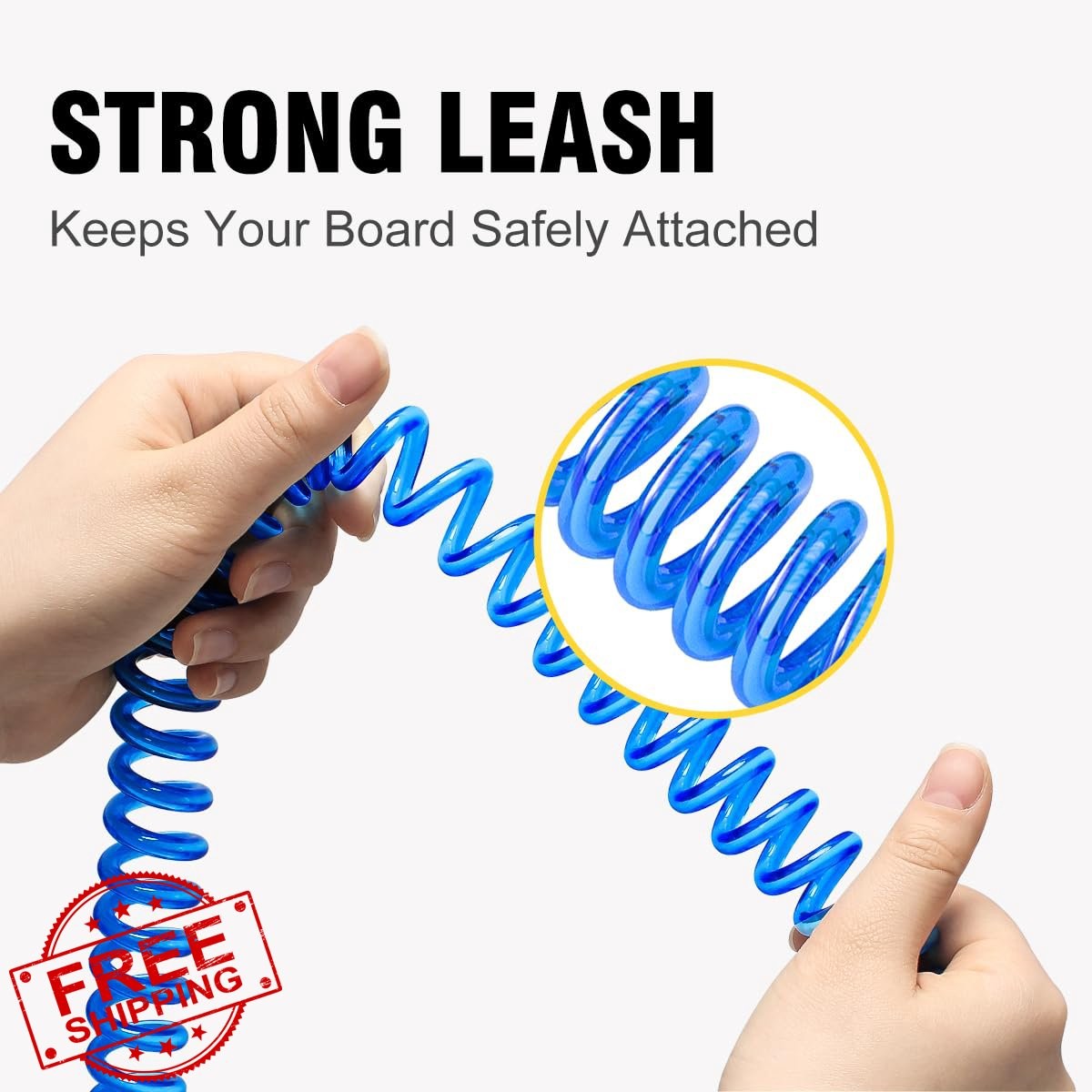 GEAVESS SUP Leash 11ft Dark Blue