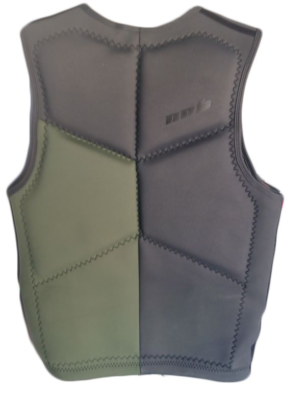 NOB COLETE IMPACT KITE Green & Gray Neoprene Flotation Vest Size M NWT