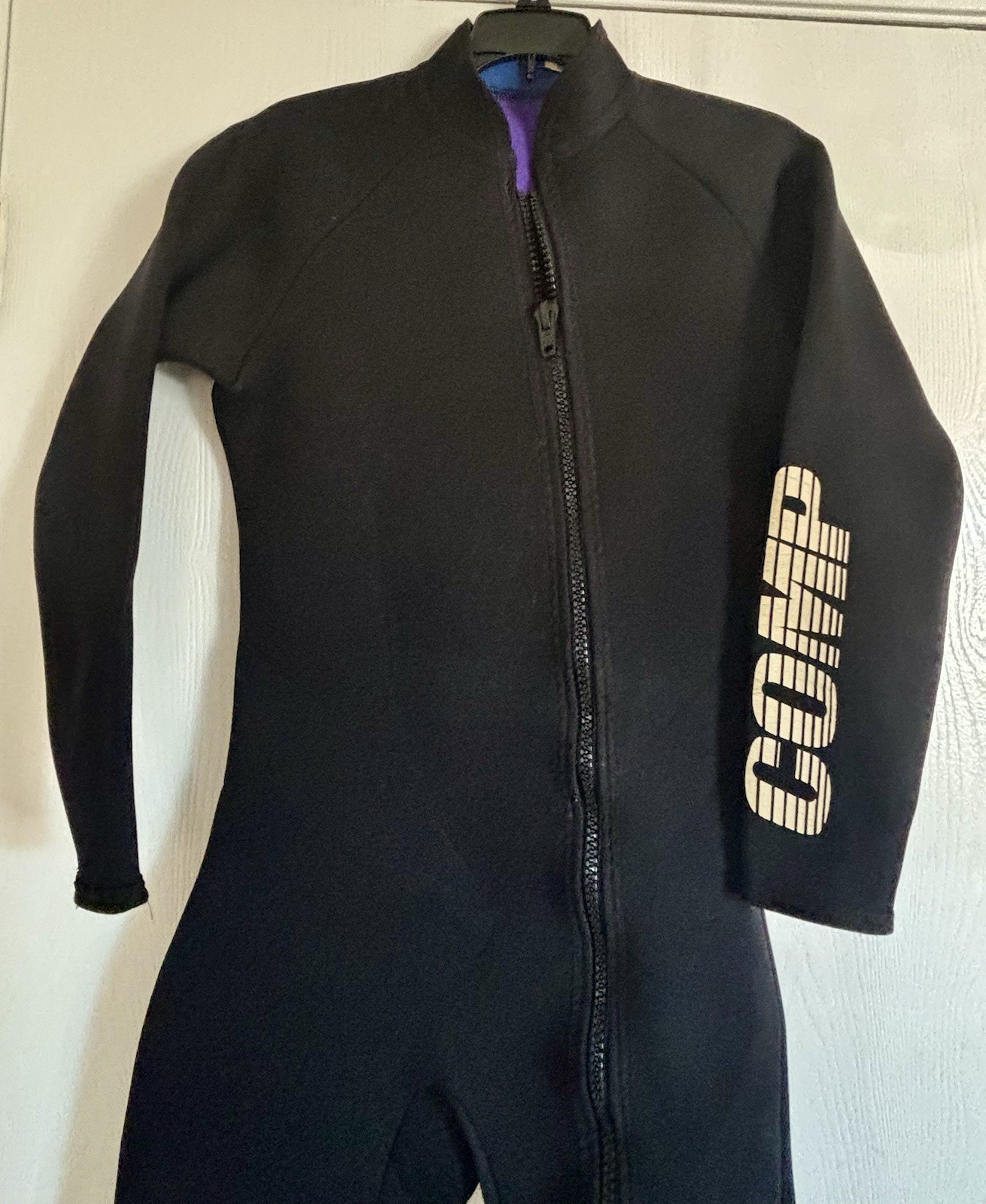 Vintage COMP Women’s Wetsuit 2-Piece Set Neoprene Made in USA Sz 12 M Surf Ski