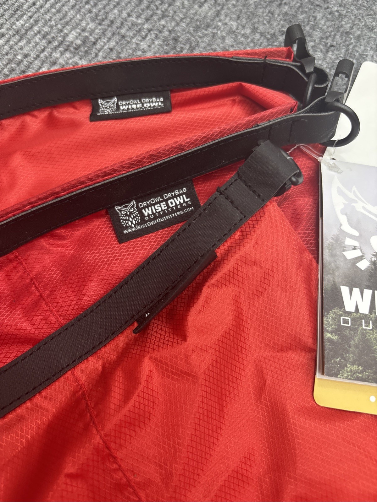 Waterproof Dry Bag 3-Pack 5L/10L/20L) RED Airtight & Lightweight by Wise Owl NEW