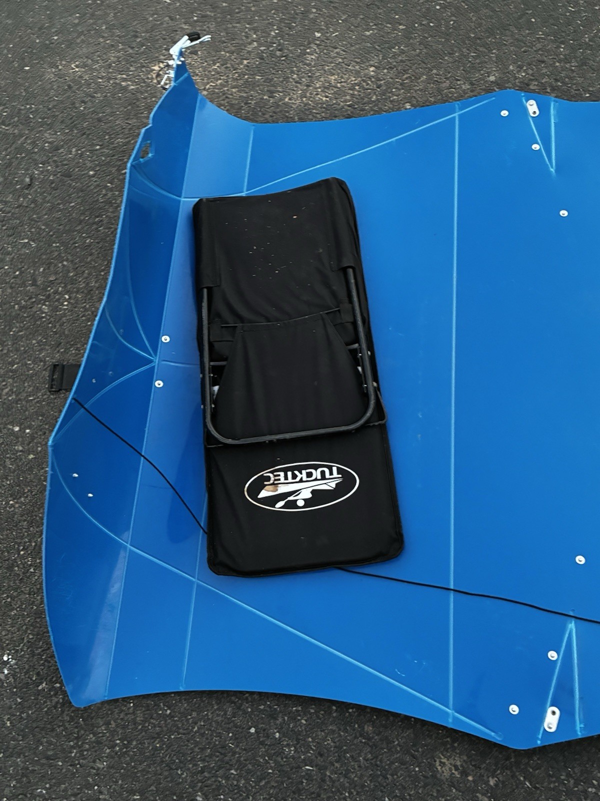 Tucktec Folding Kayak, 10′, CAP 300 lBS 2025 Blue