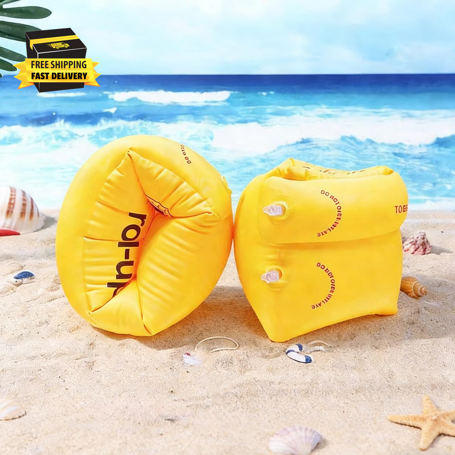 Inflatable Arm Floaties Swim Arm Bands Swimming Tube Floater for Adult Beach Wat