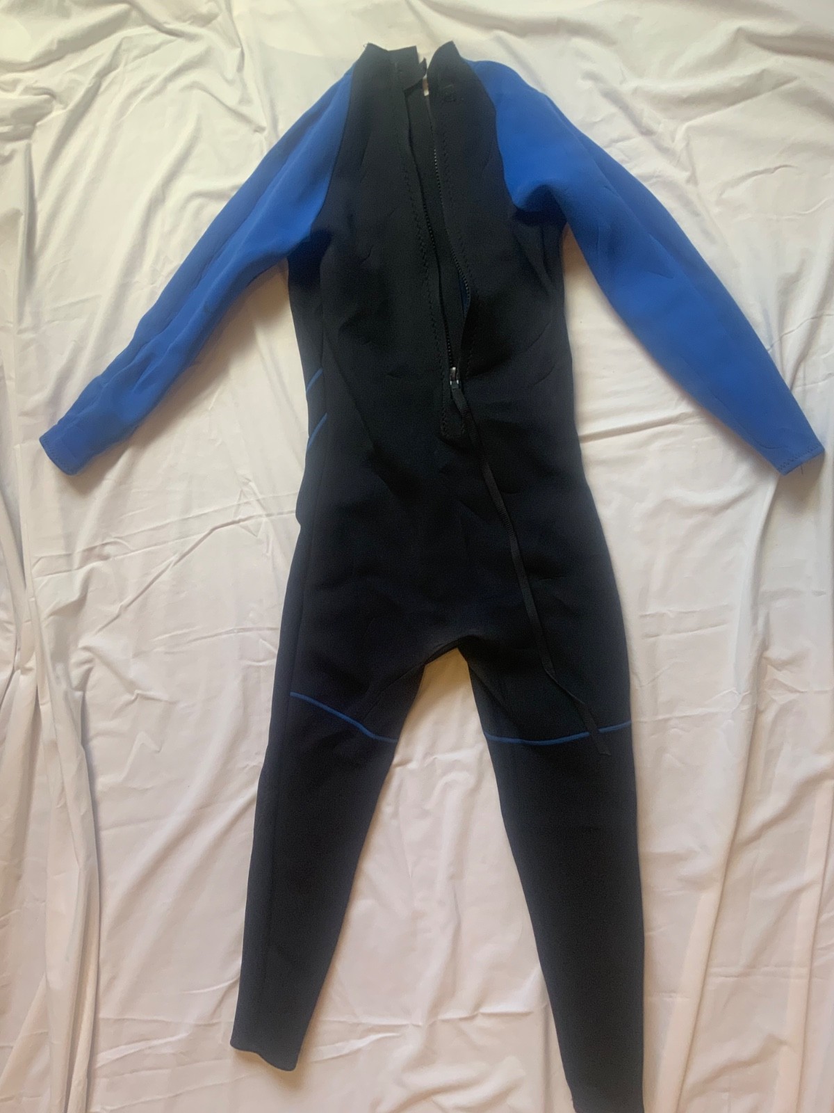 Gladiator Full Body Wet Suit Size XL Full Suit Black/Blue. Neoprene/Nylon.
