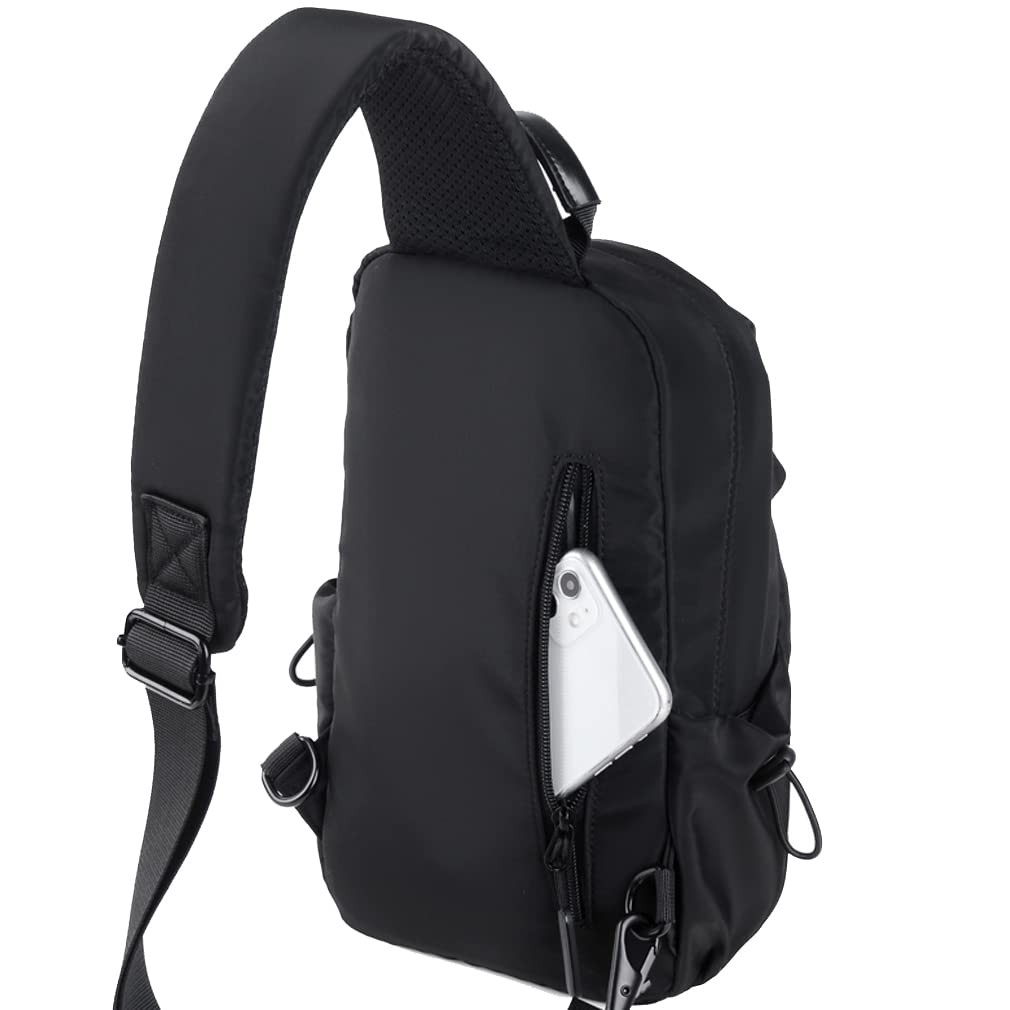 Casual Sling Bag 18.5cm(W)x8cm(D)x30cm(H) (7.28″x3.14″x11.81″), #24black