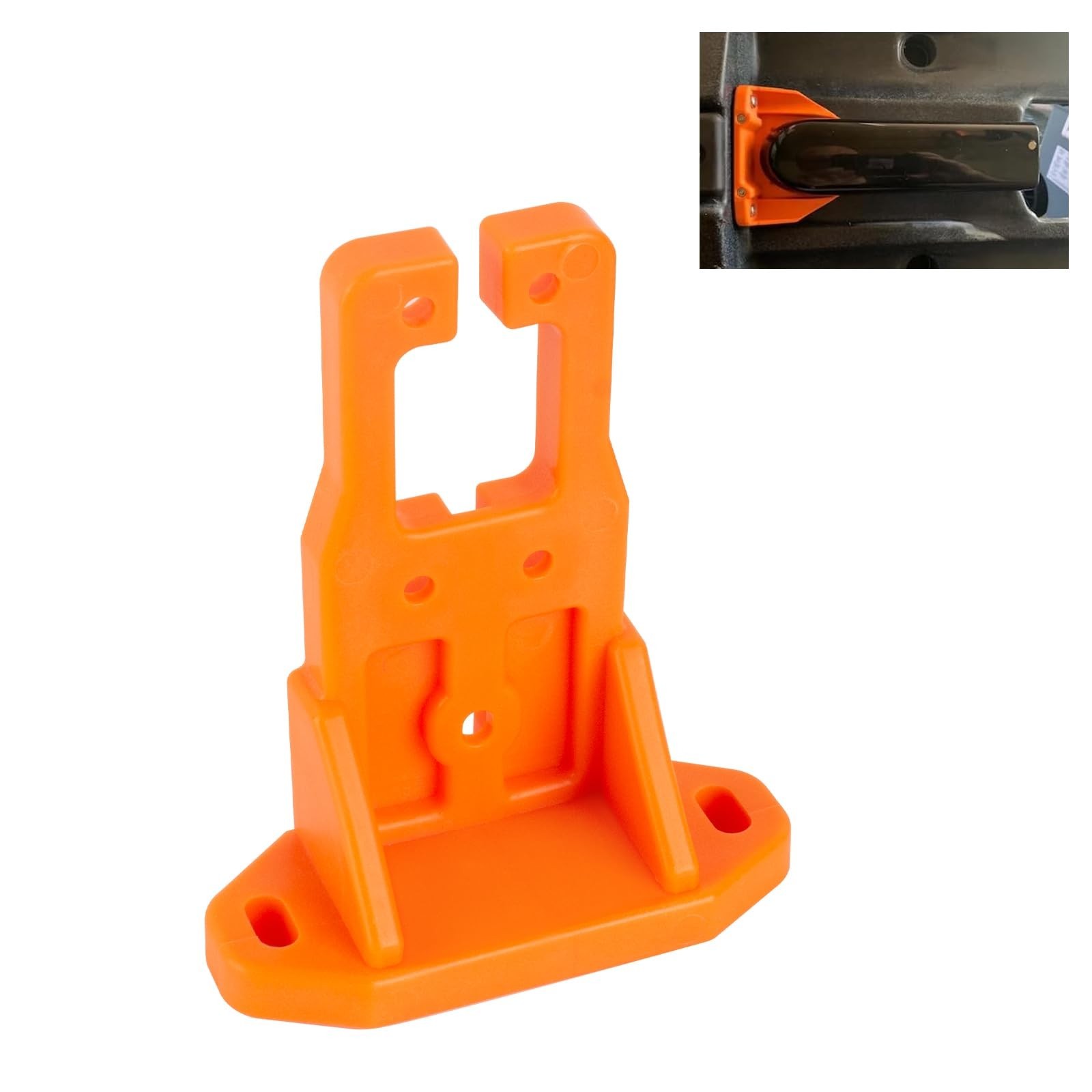 Universal Kayak Transducer Mount Bracket – Compatible with Most Kayaks, Orange