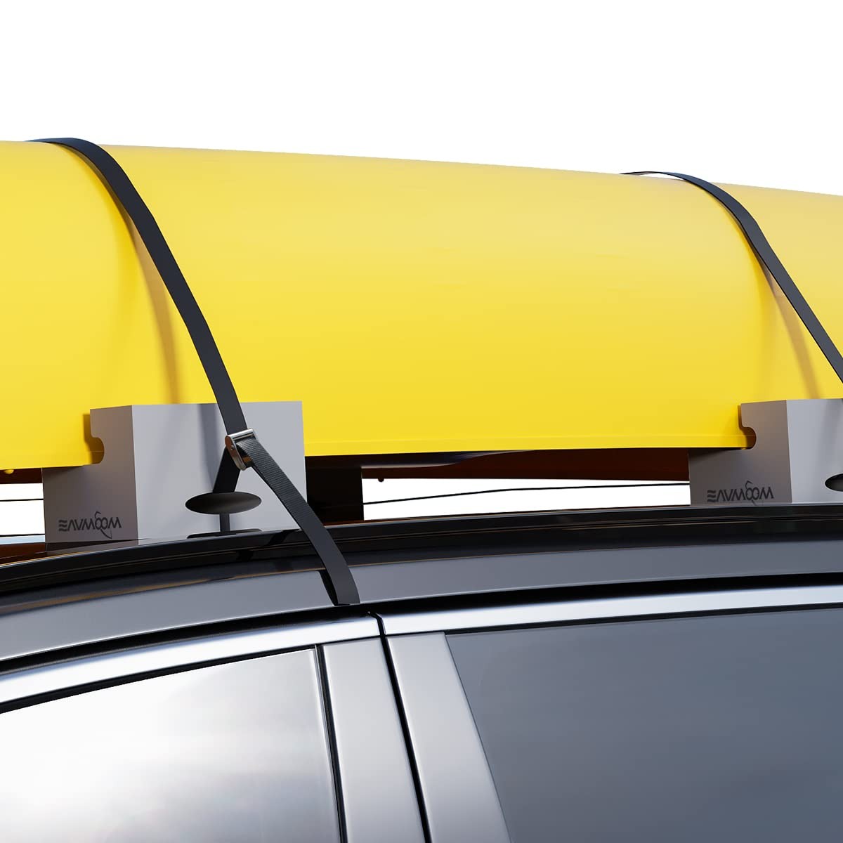 WOOWAVE Canoe Carrier Deluxe Kit Universal Soft Standard Foam Block…