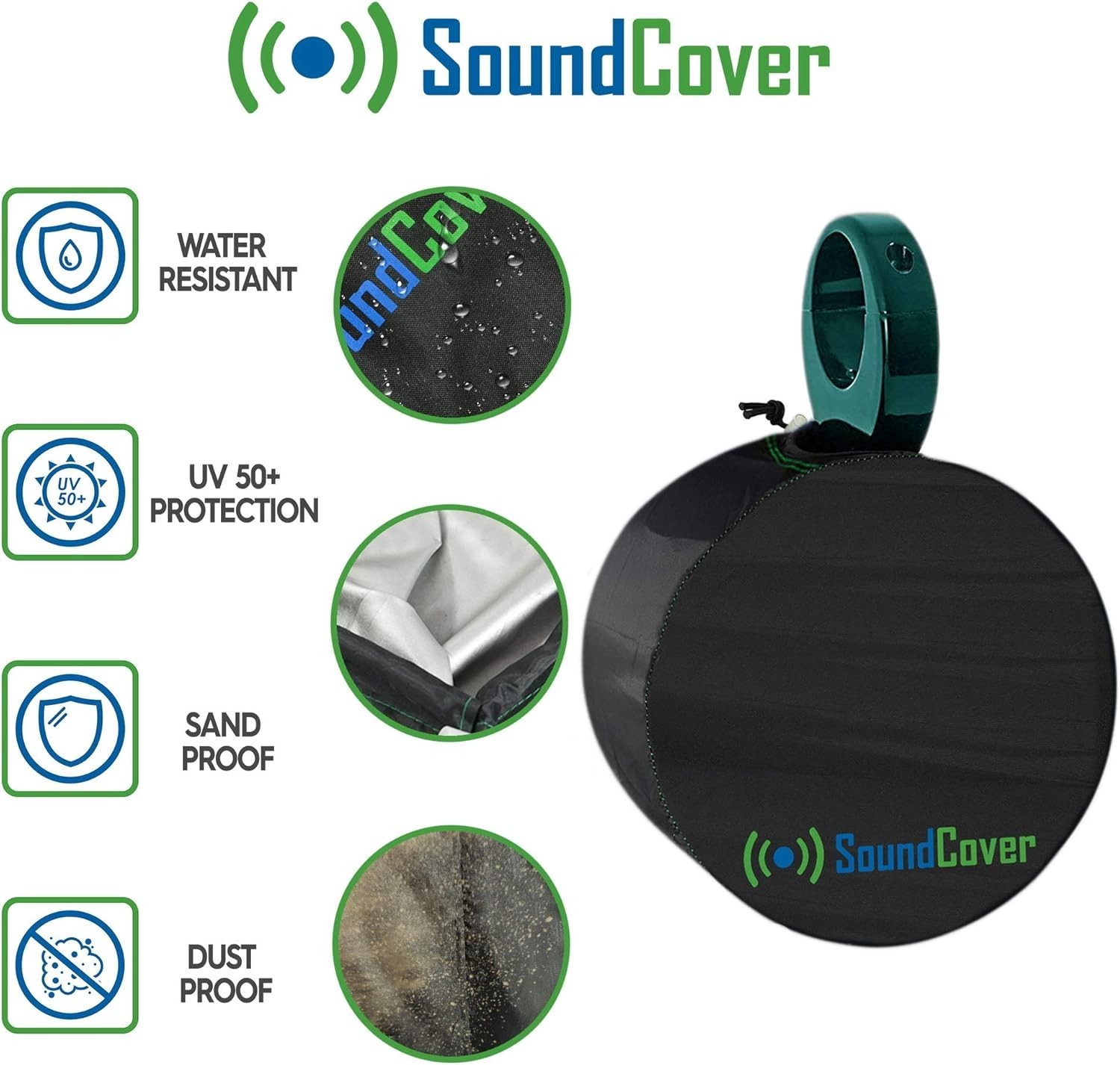 Water-Resistant Wakeboard Tower Speaker Covers with UV Protection – Small Size